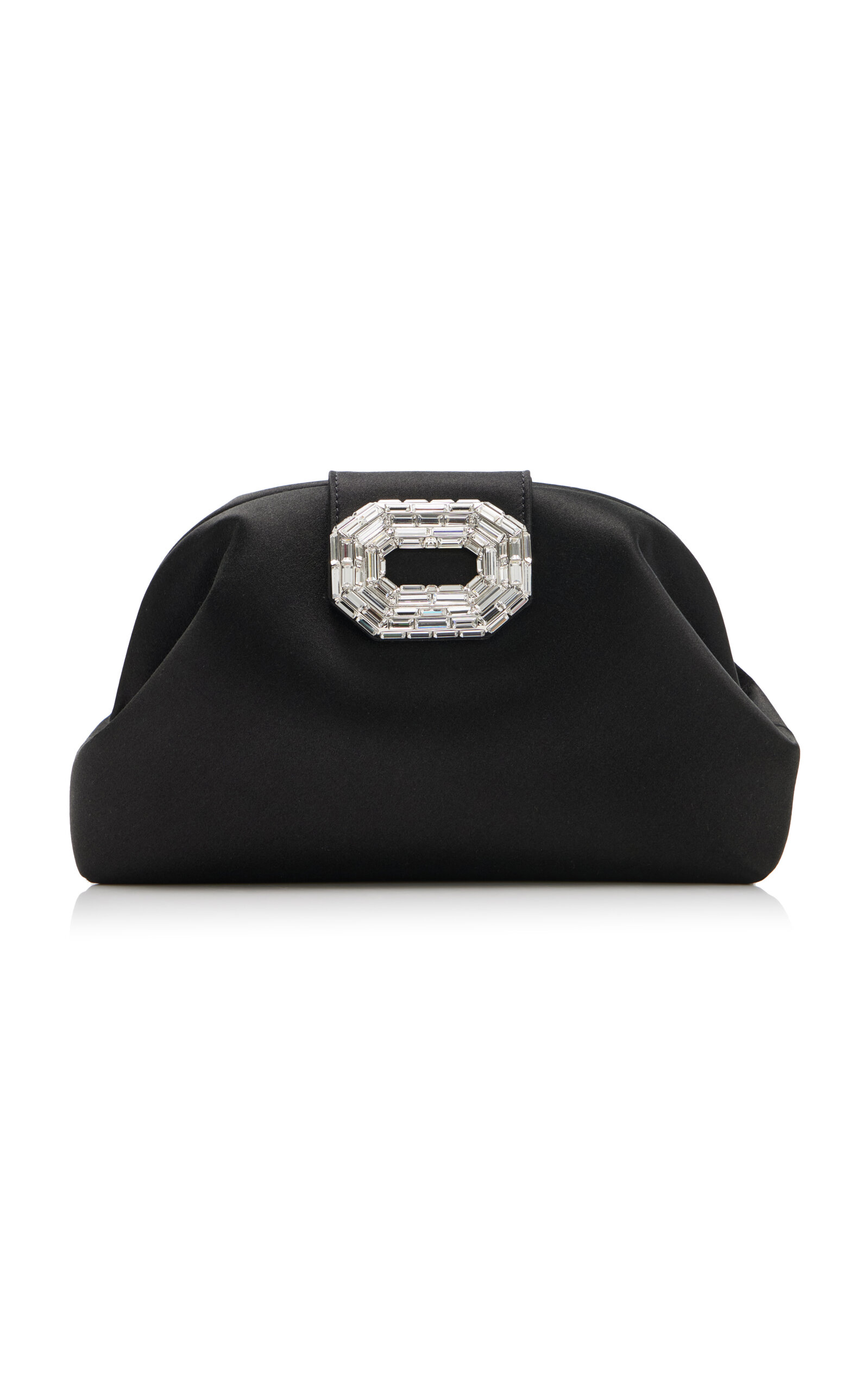 Camelia Satin Clutch