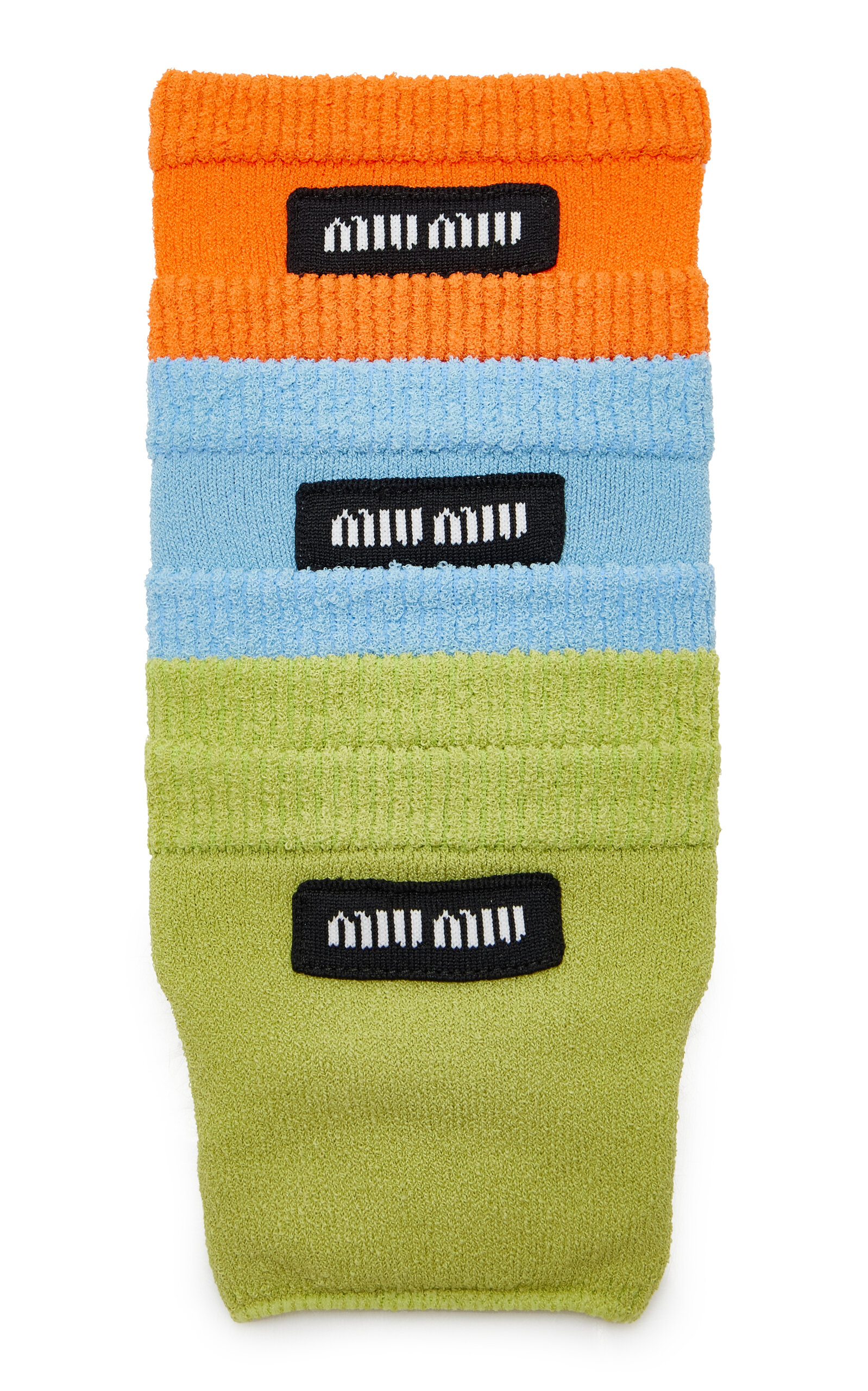Miu Miu 3-pack Socks In Multi