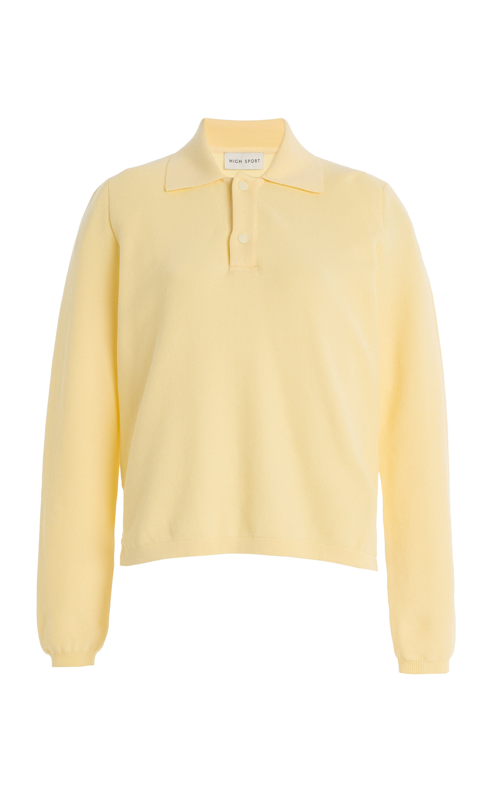 High Sport Exclusive Brooke Cotton Polo Sweater - Women's Clothing