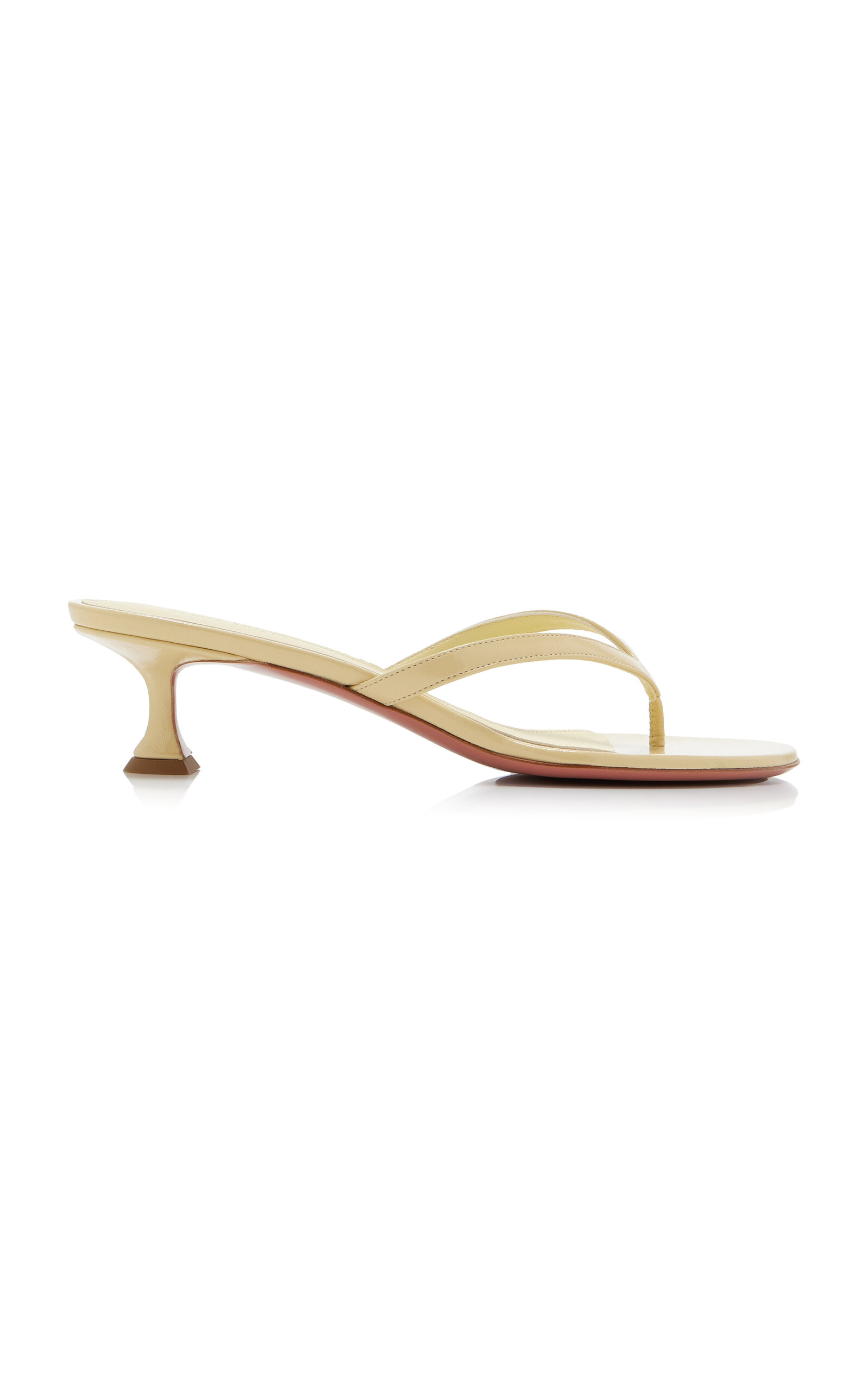 Amina Muaddi Juliette Patent Leather Sandals - Women's Shoes
