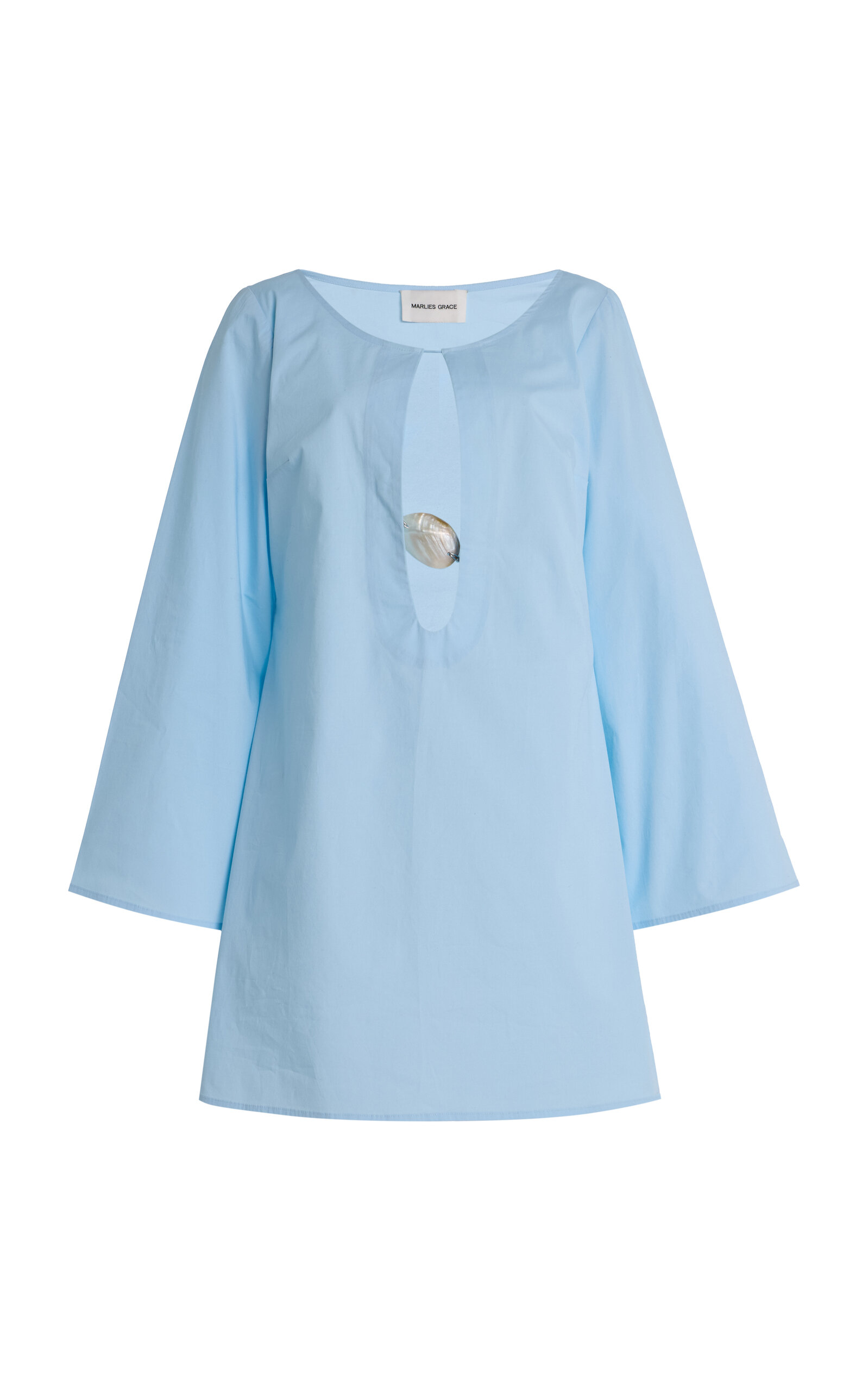 Marlies Grace Exclusive Ocean Cotton Mini Dress - Women's Clothing