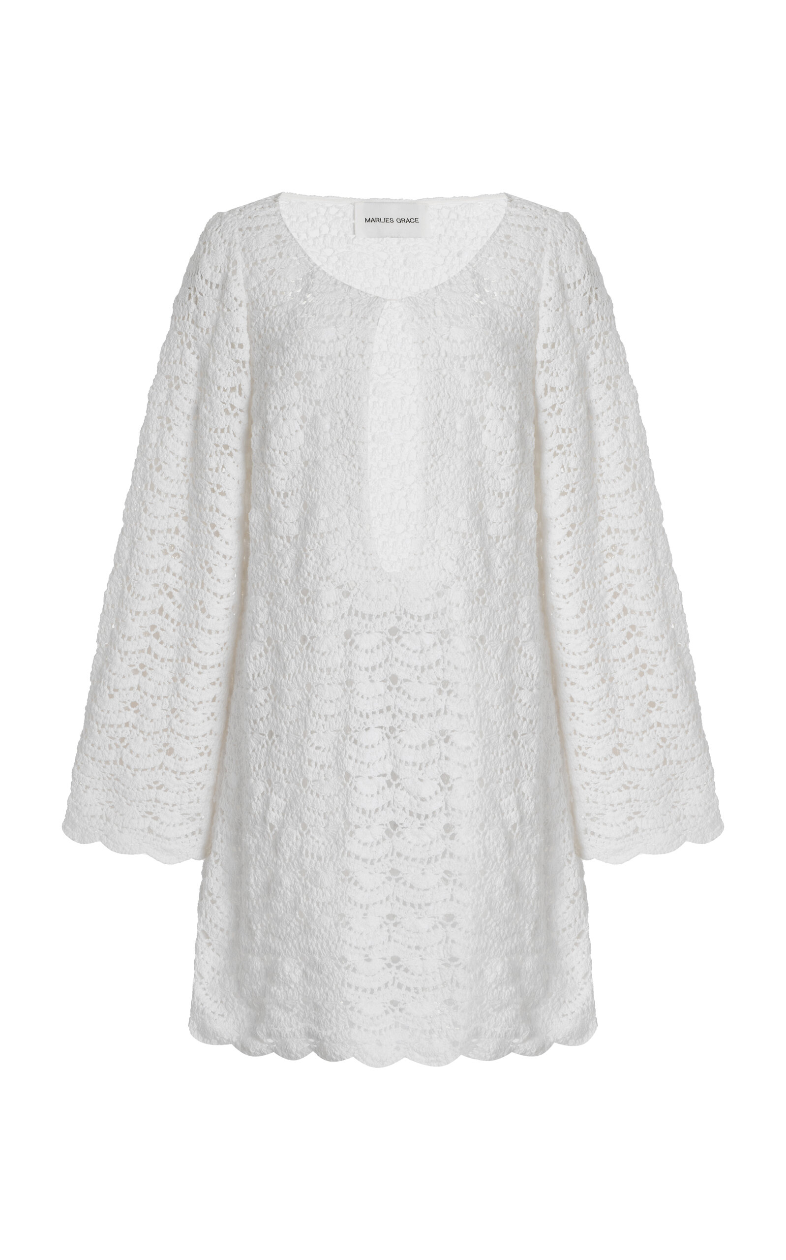 Exclusive Ocean Cotton Mini Dress