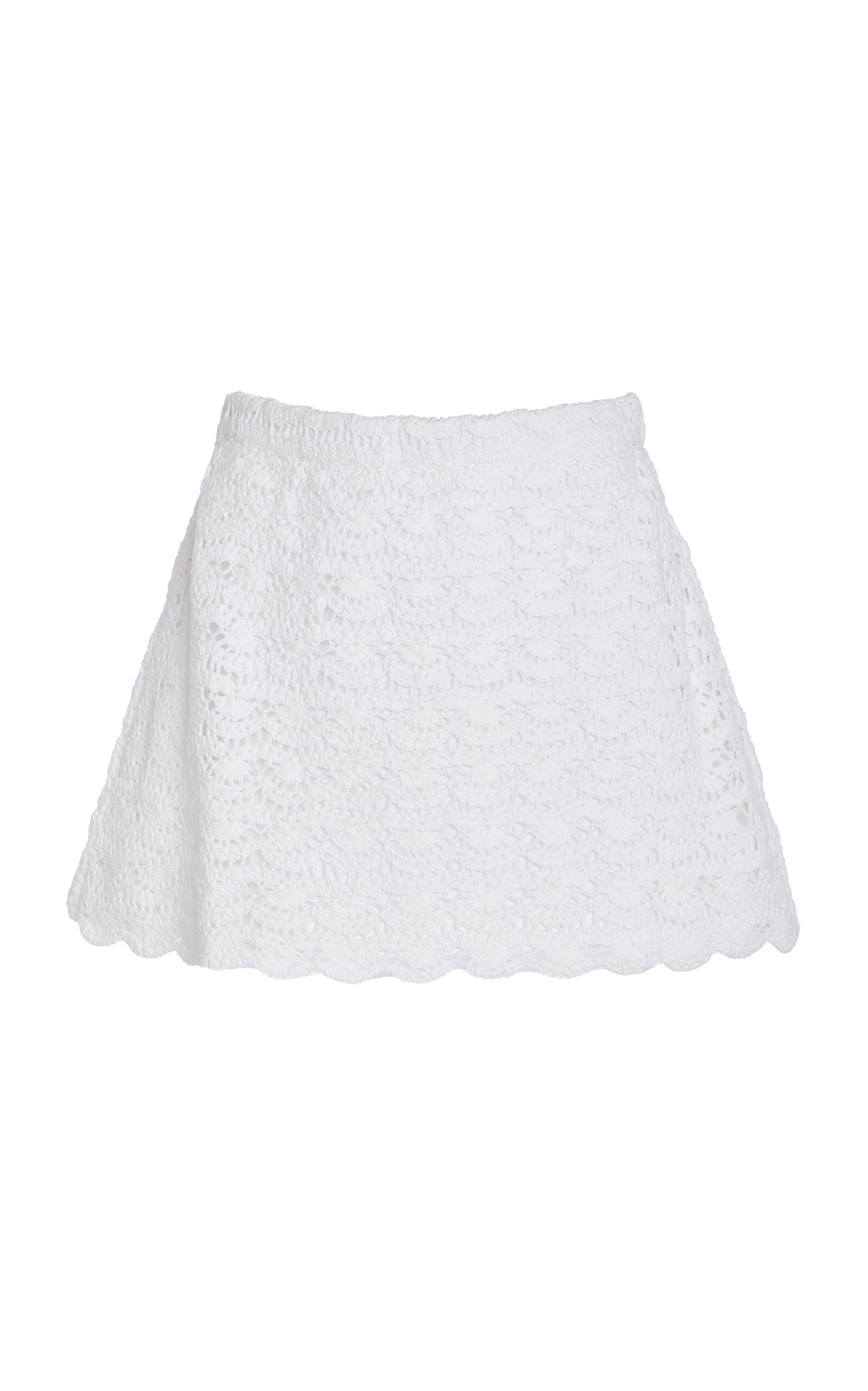 Marlies Grace Exclusive Rosamund Crocheted Cotton Mini Skirt
