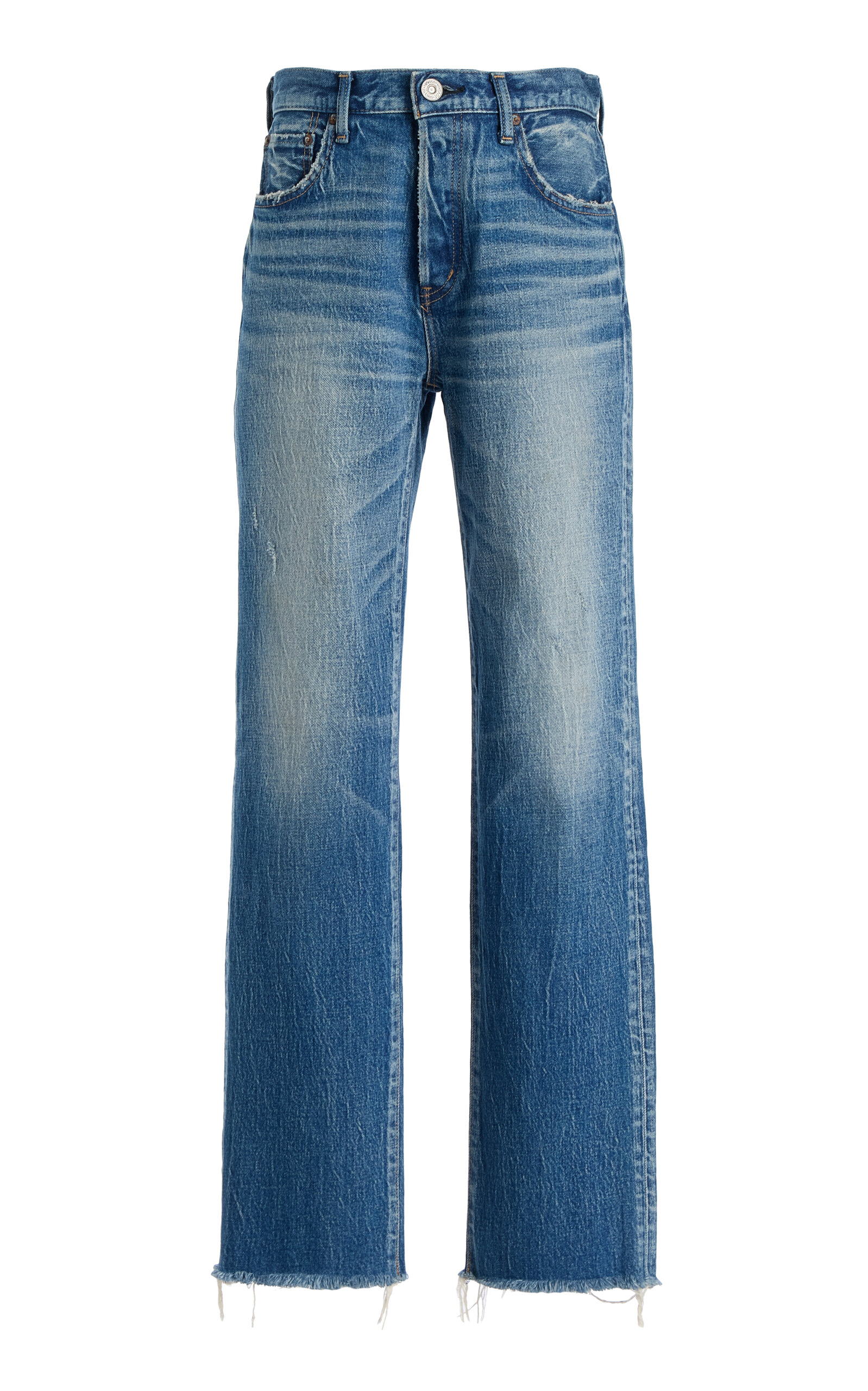 MOUSSY VINTAGE Rutherford Stretch Straight-Leg Jeans