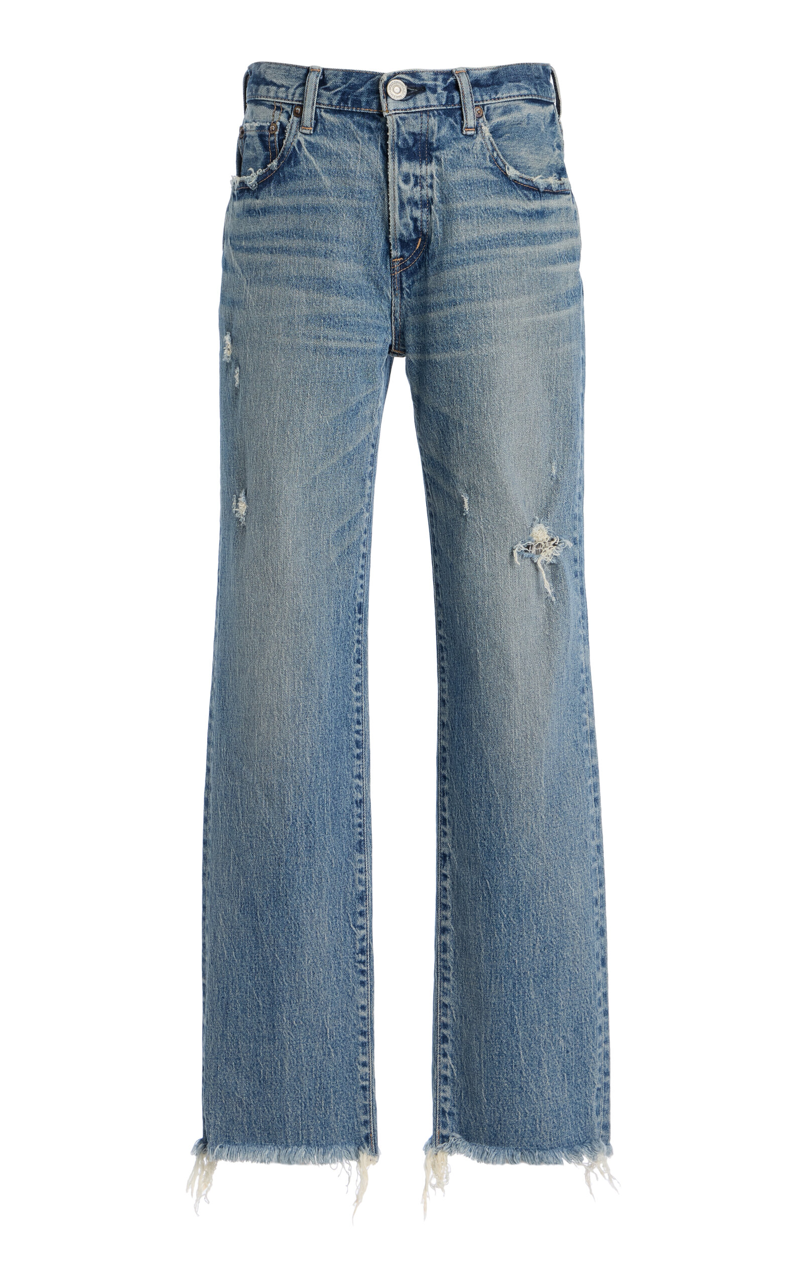 Massepequa Stretch Straight-Leg Jeans