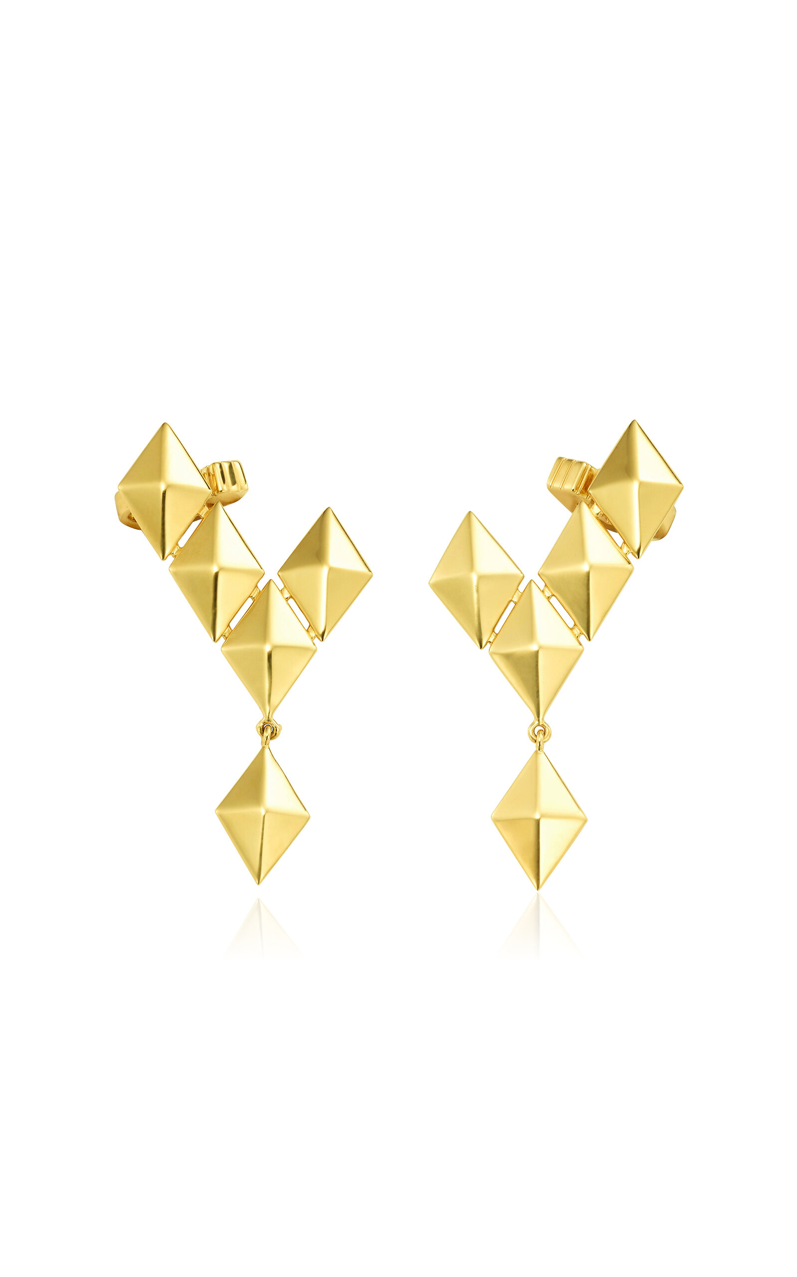 Cadar 18kt Python Gelbgoldohrringe In Gold