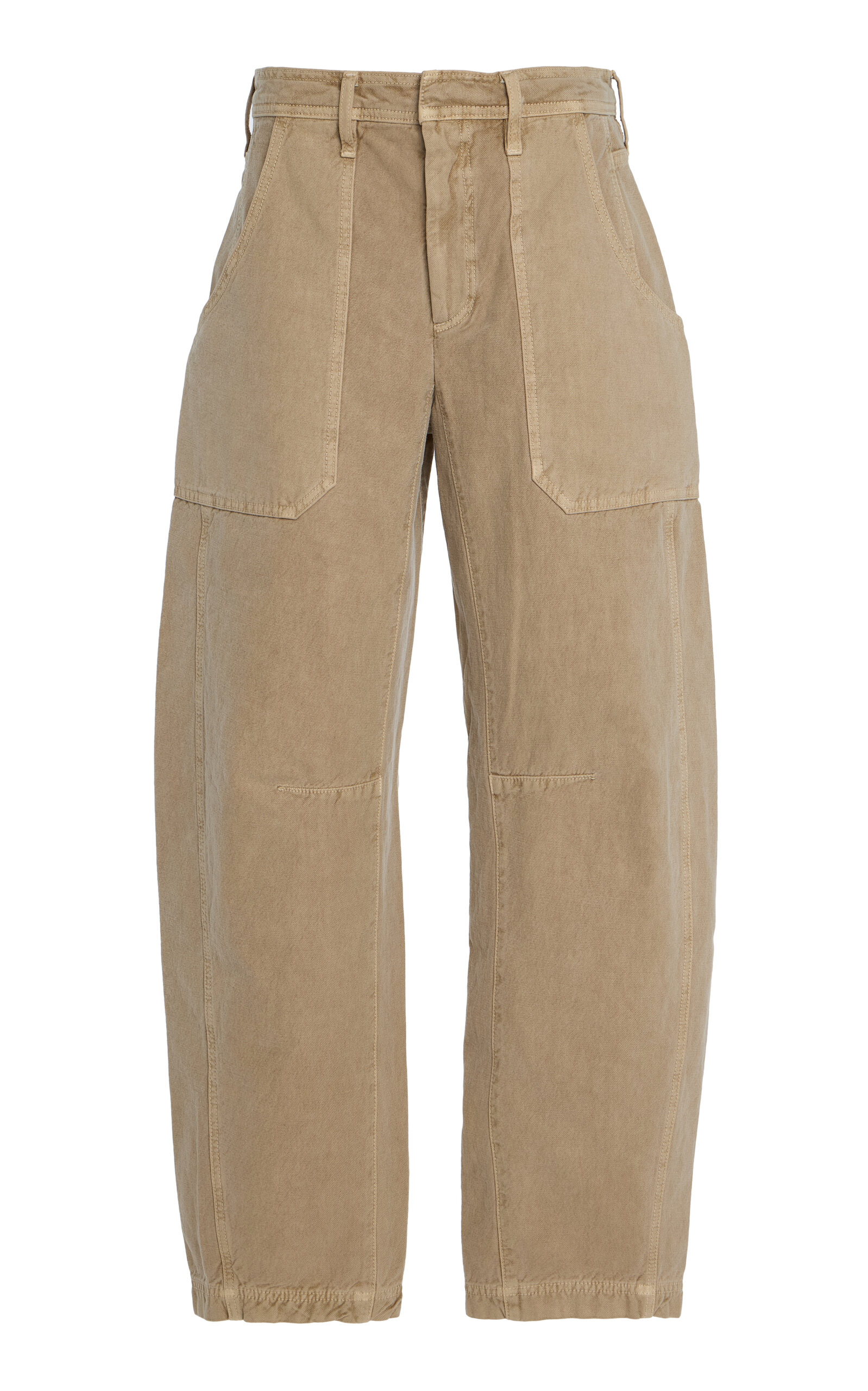 SLVRLAKE Roosie Cotton Cargo Pants - Neutral