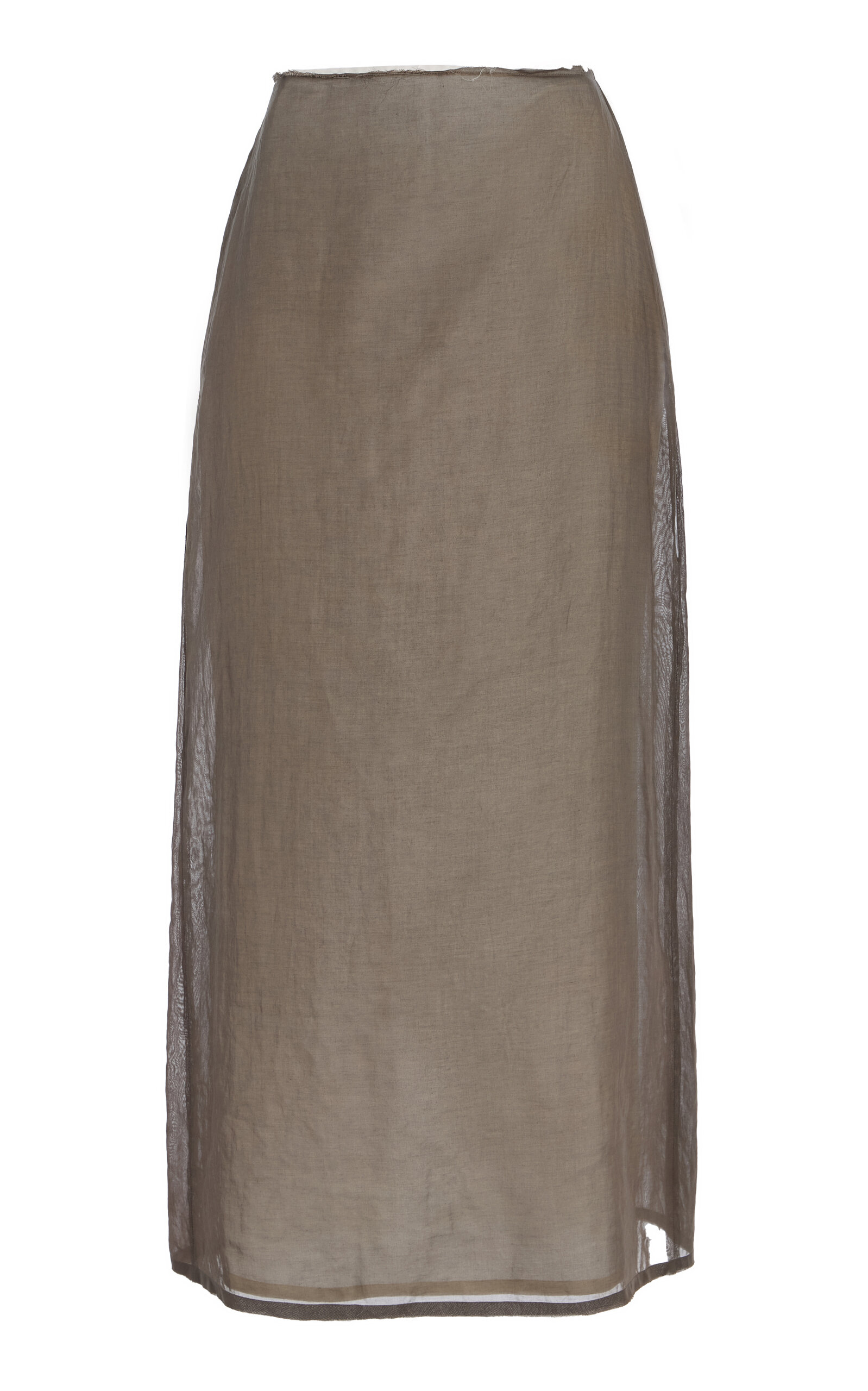 The Row Zaira Layered Cotton Maxi Skirt