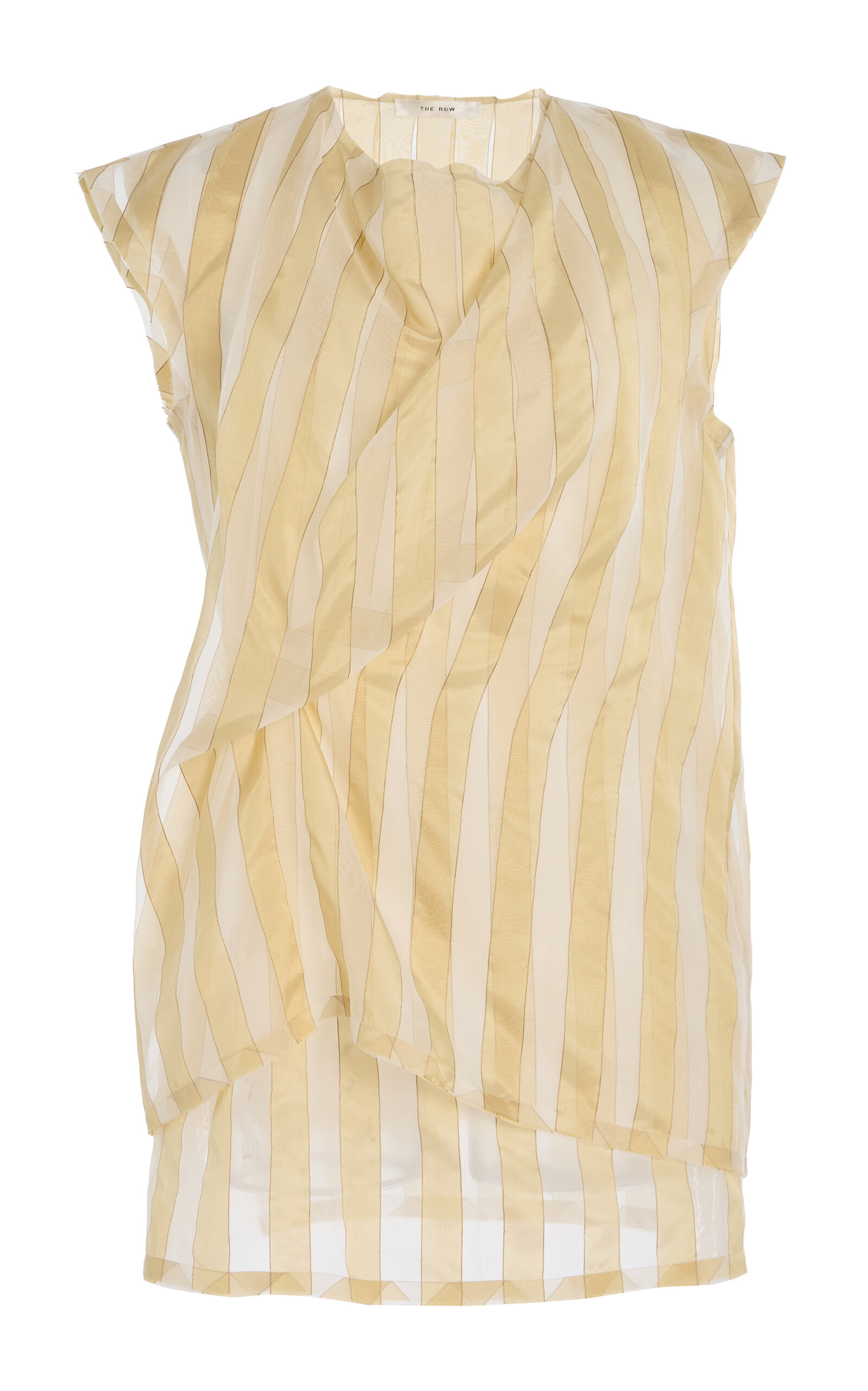 The Row Inawa Layered Silk Top In Neutral