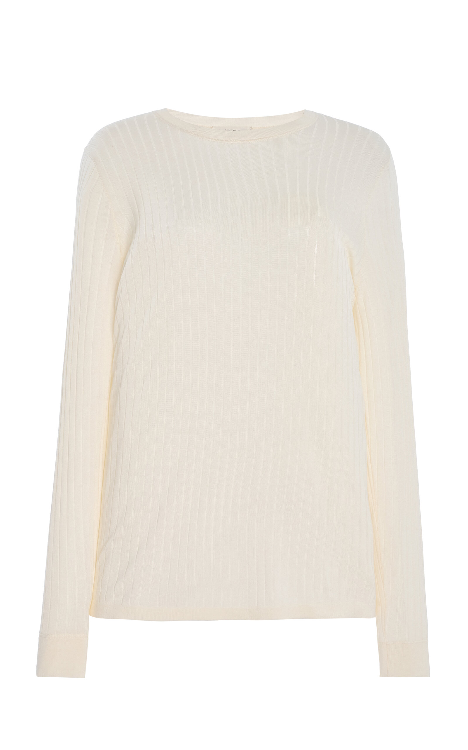The Row Keya Ribbed-Knit Top
