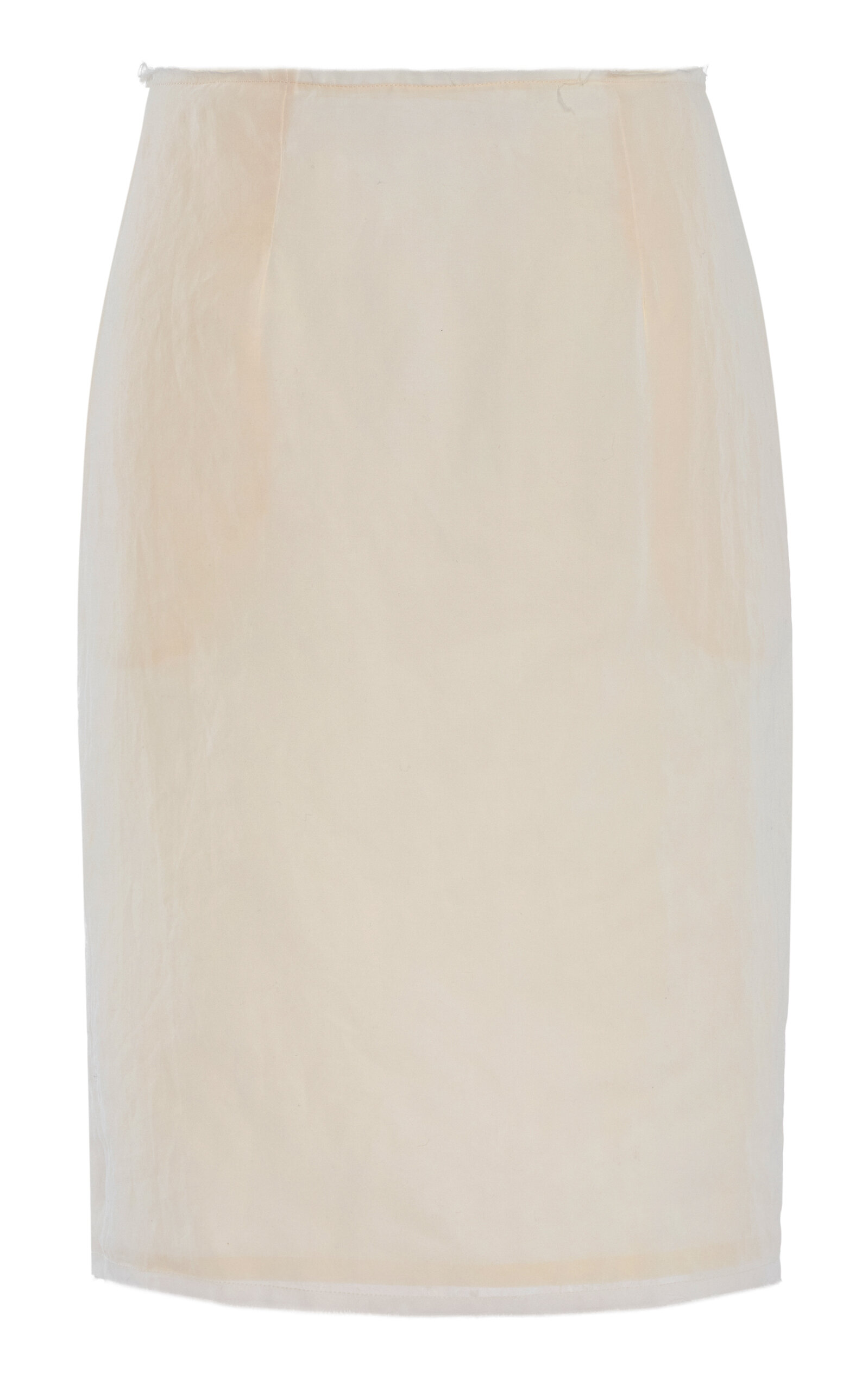 The Row Maris Cotton Midi Skirt In Multi