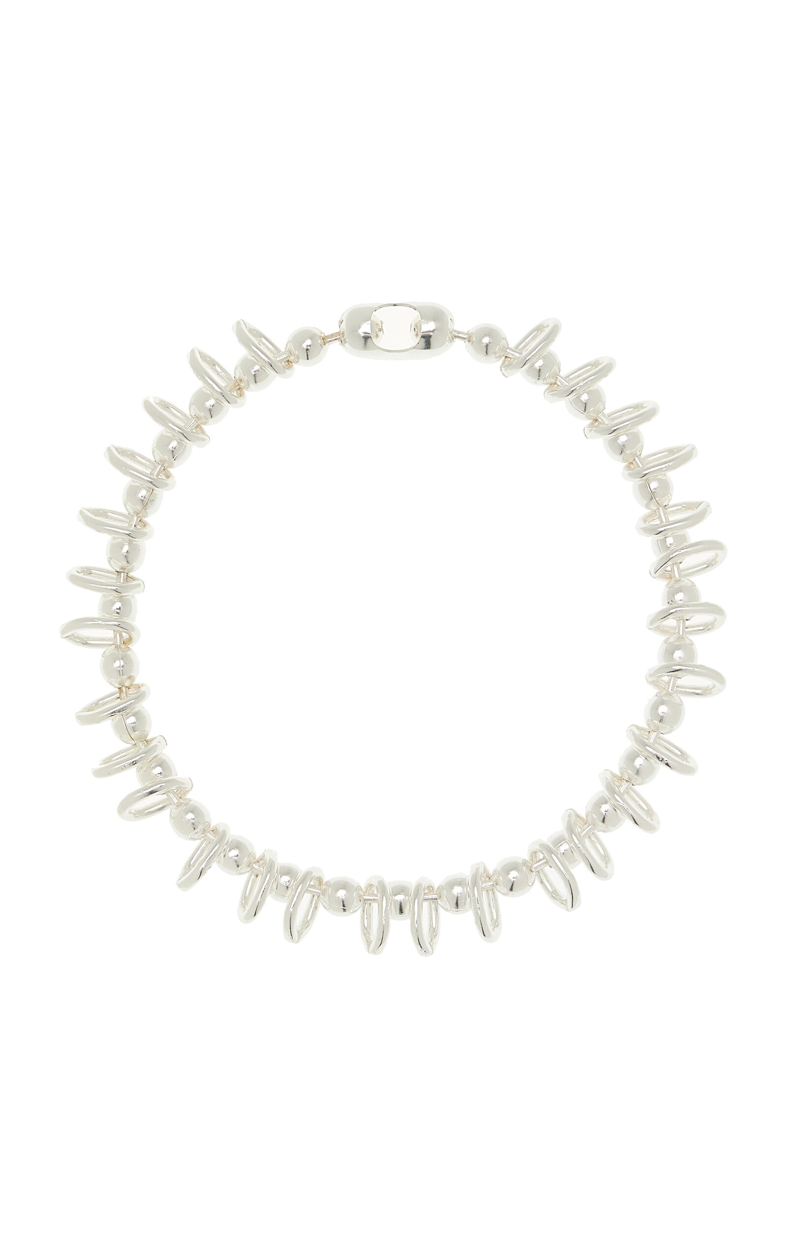Martine Ali Stellar Sterling Silver Ball Chain Necklace - Silver - OS - Moda Operandi