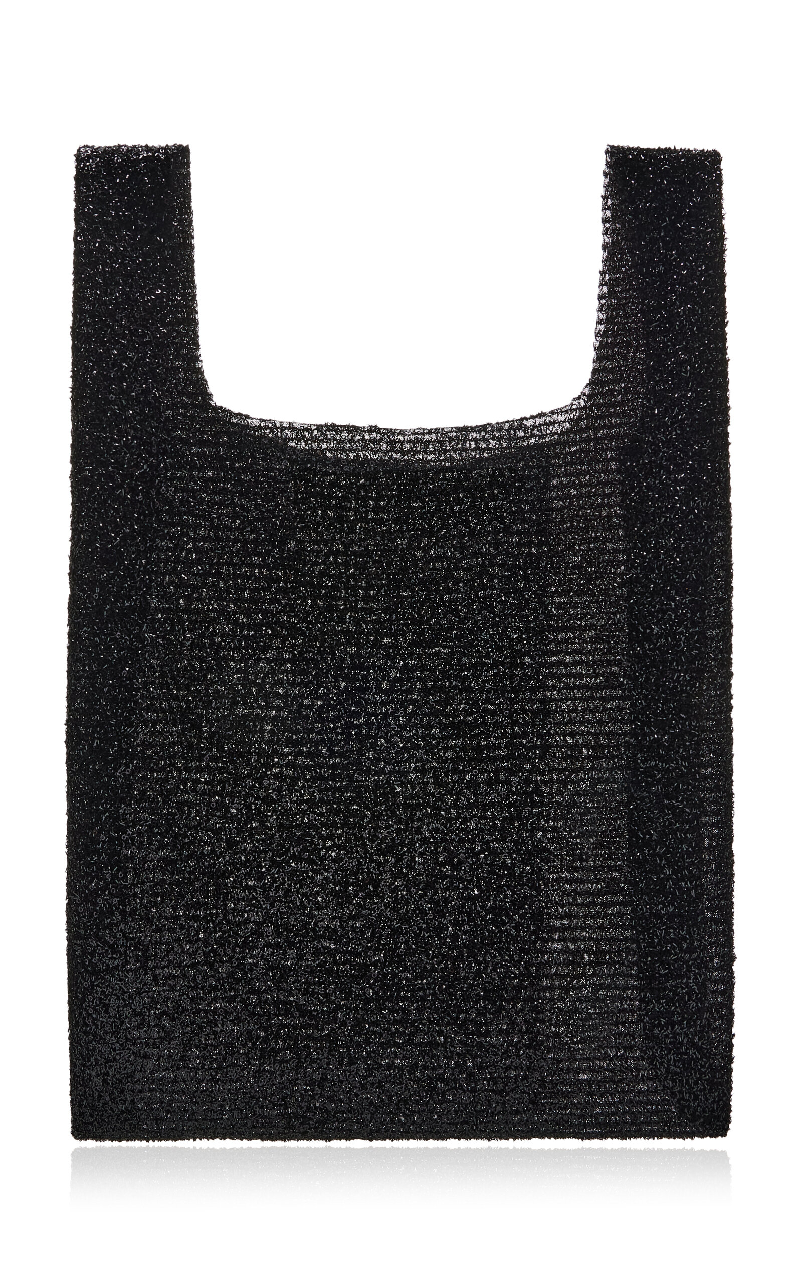 Niccolò Pasqualetti Sequined Shopping Tote - Black - OS