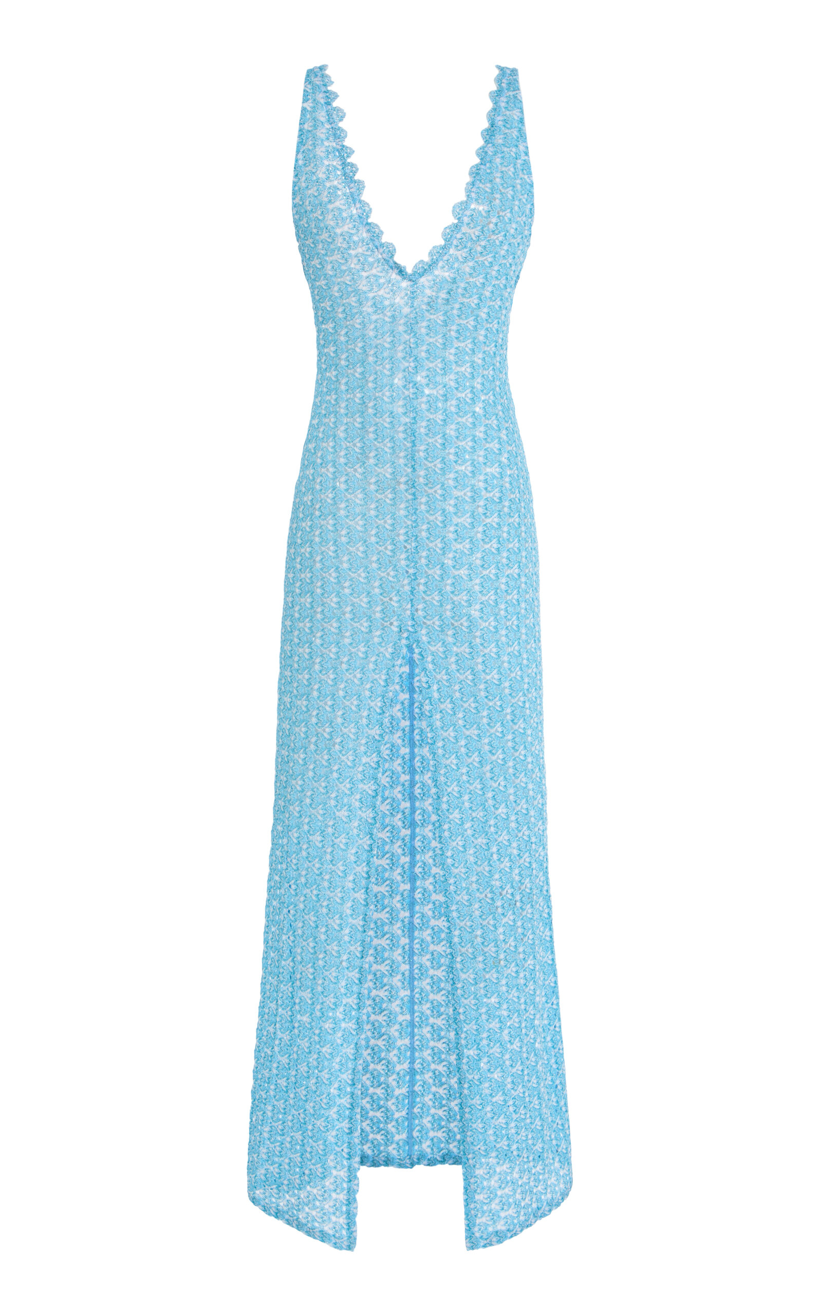 Missoni Knit Maxi Dress - Blue - Women's Clothing