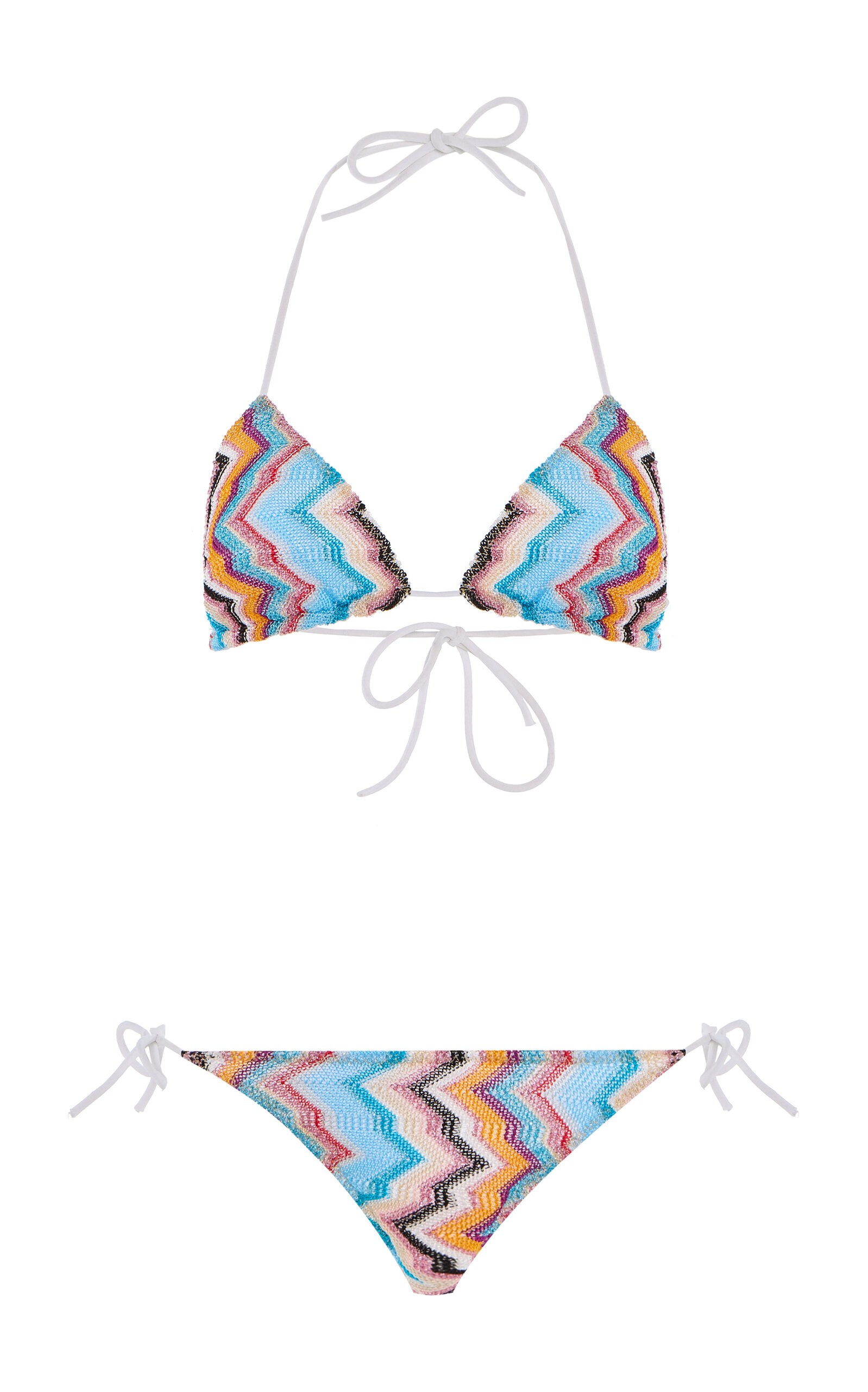 Missoni Chevron-knit Bikini In Multi