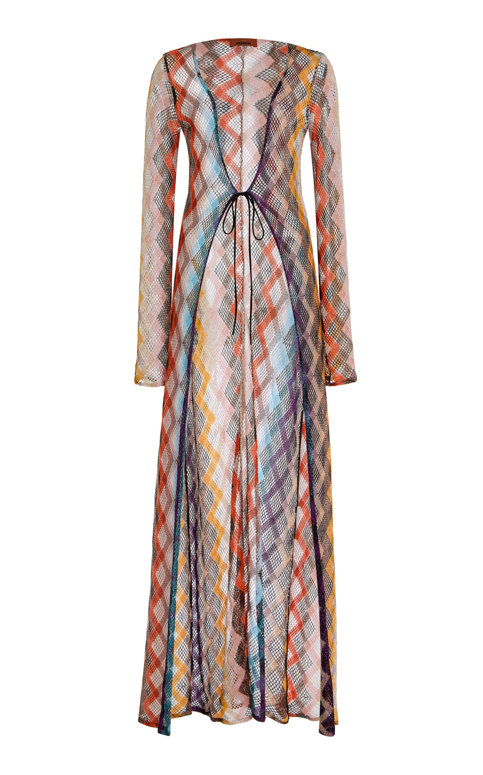 Missoni Knit Maxi Cover-up Dress In Multi