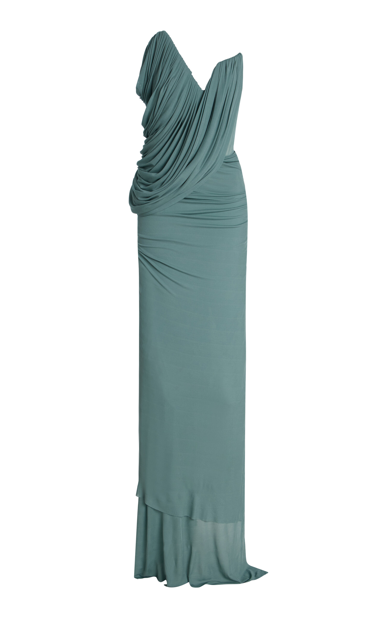 Maticevski Exclusive Systema Draped Jersey Gown