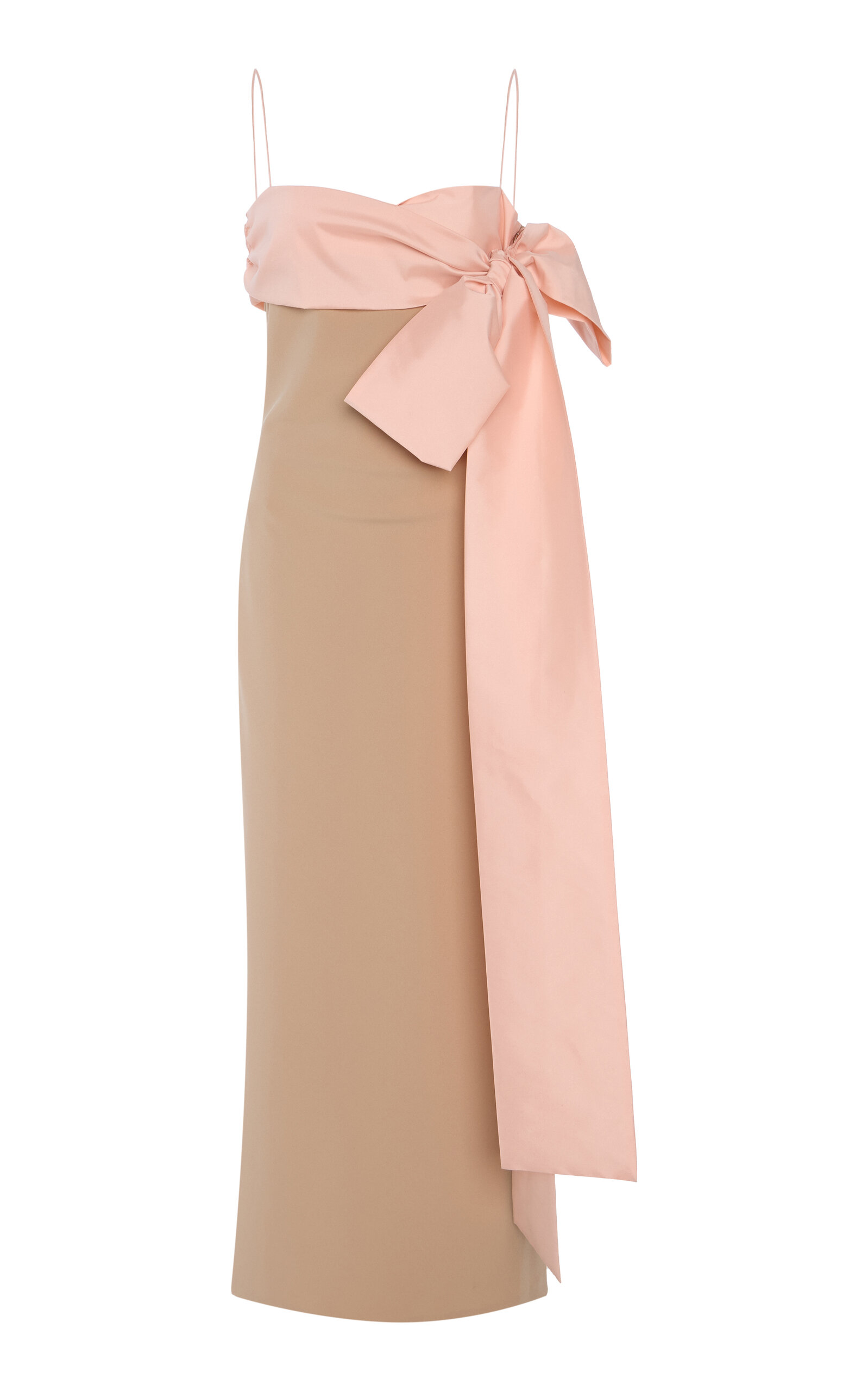 Bart Sash-Detailed Crepe Maxi Dress