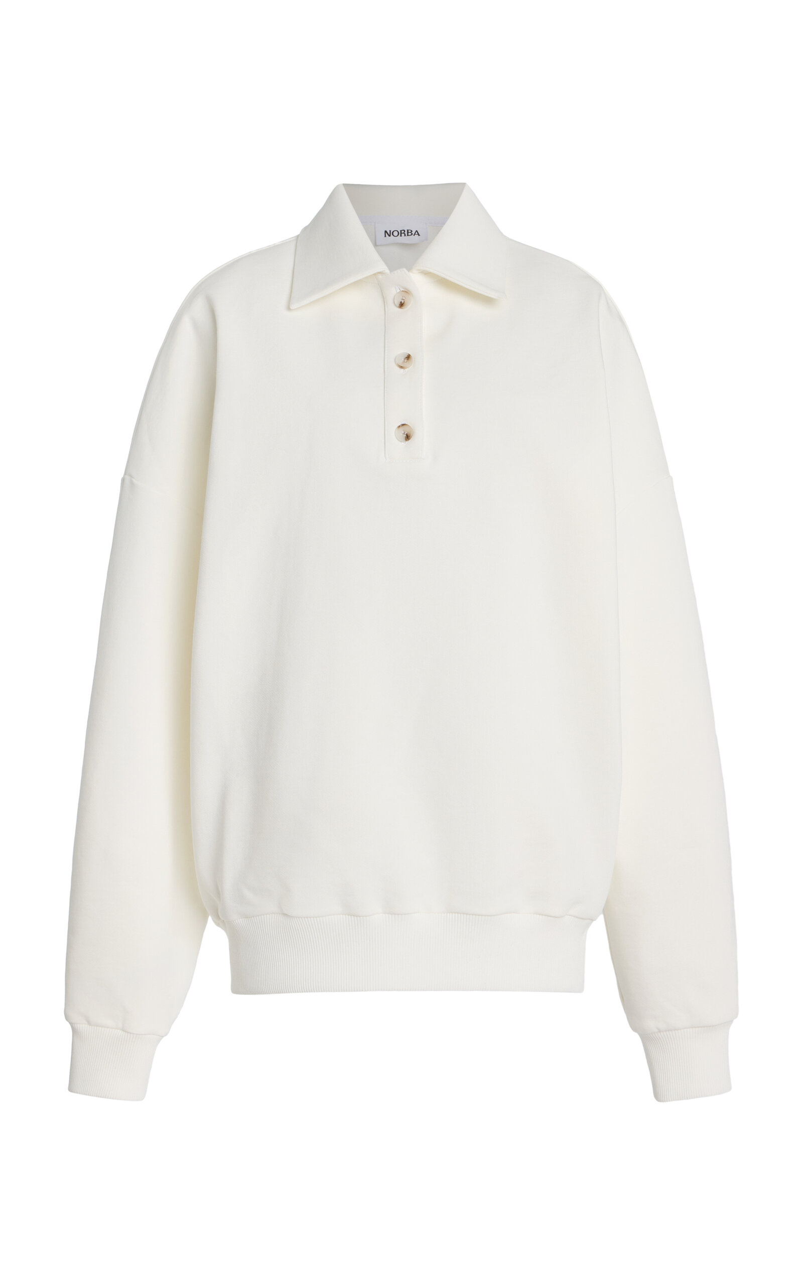 NORBA Julia Cotton Polo Top - White
