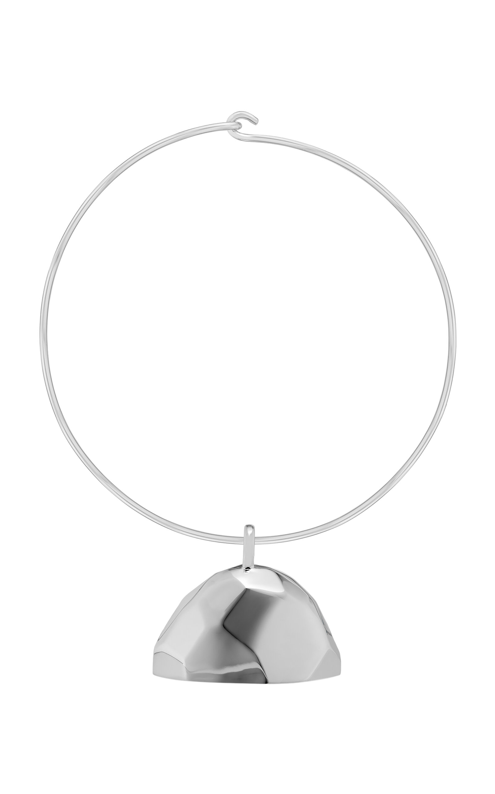 Marina Moscone Bell Choker In Silver