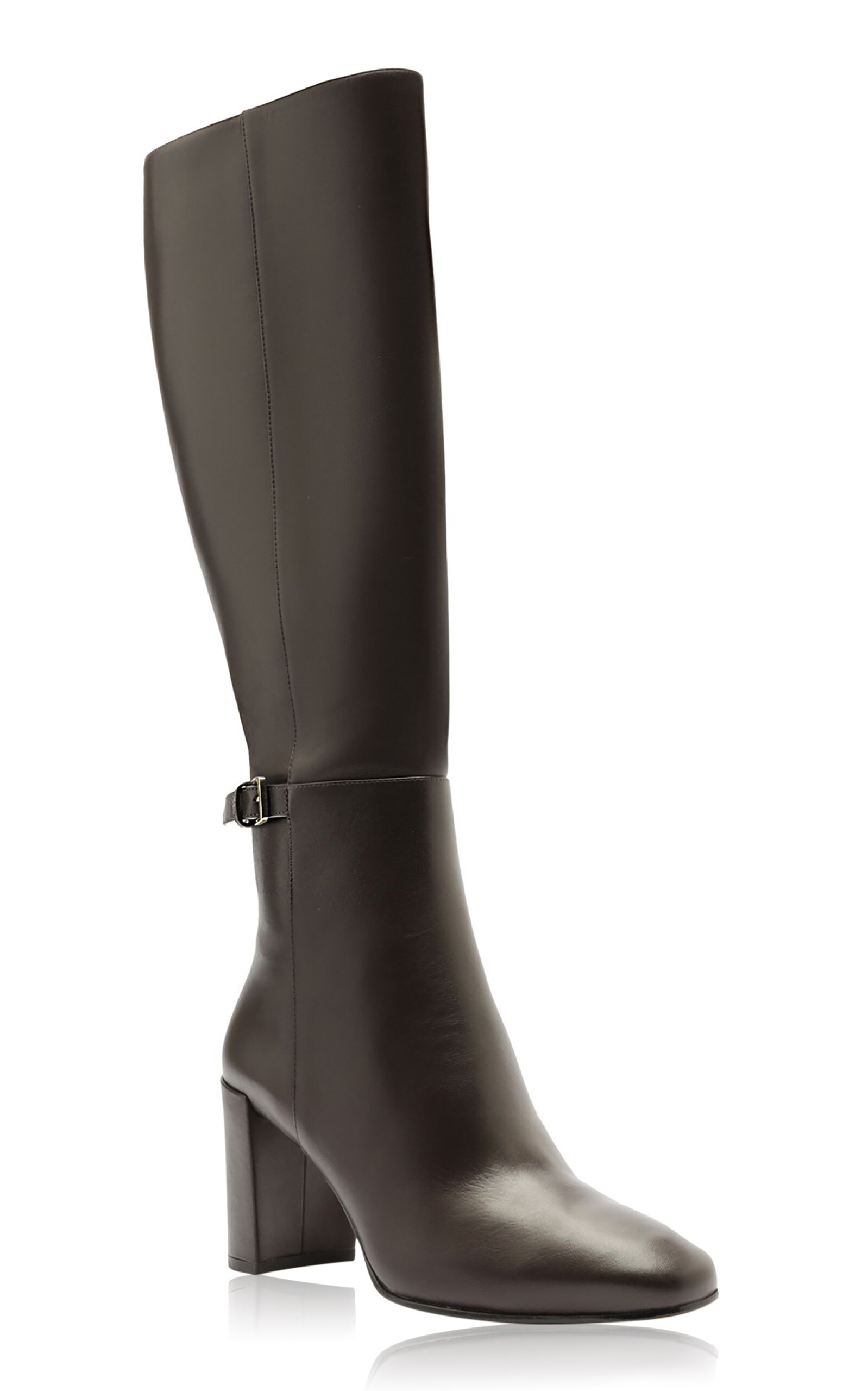 Alexandre Birman Candance Knee High Boot In Dark Brown