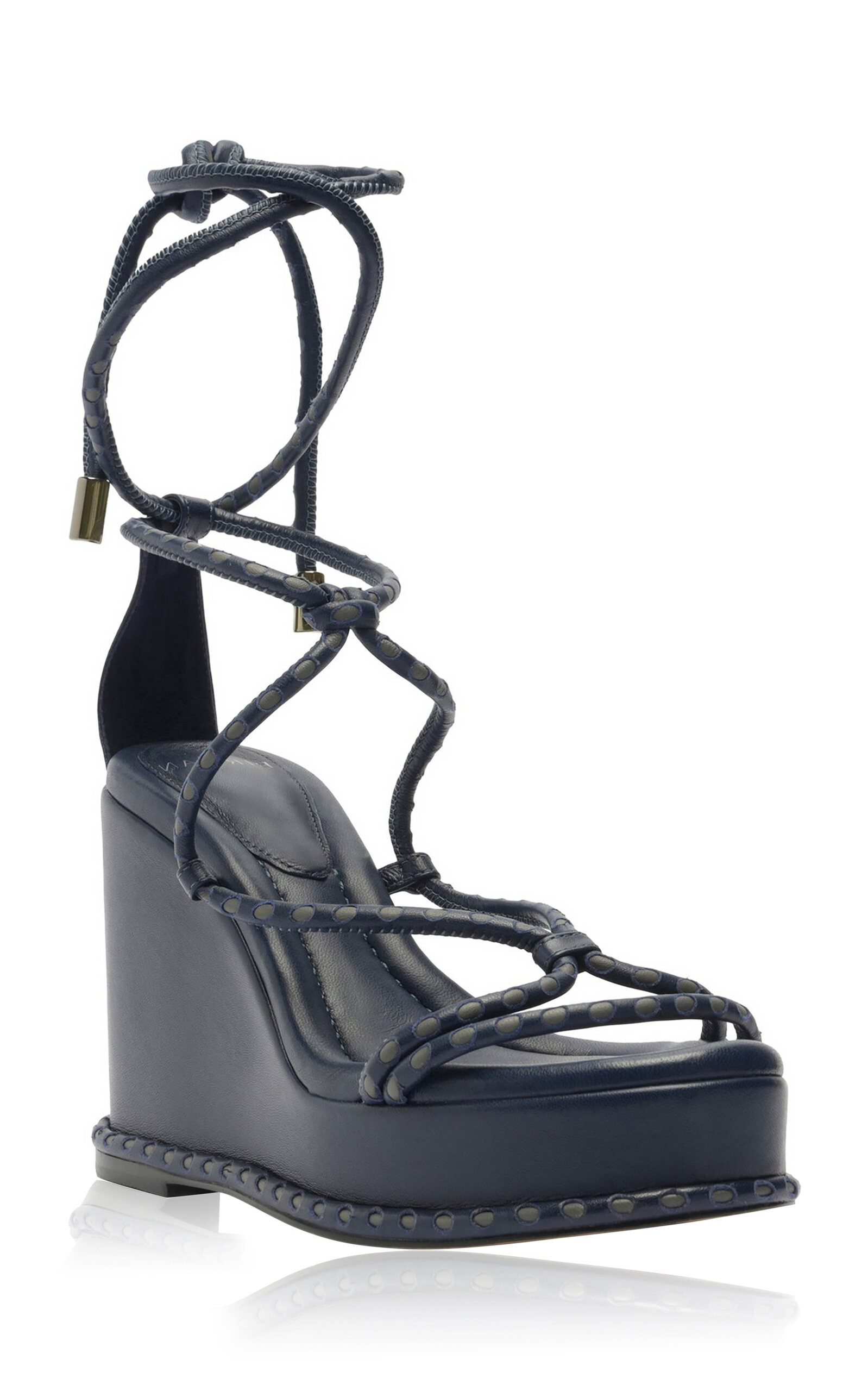 Donna Leather Wedges