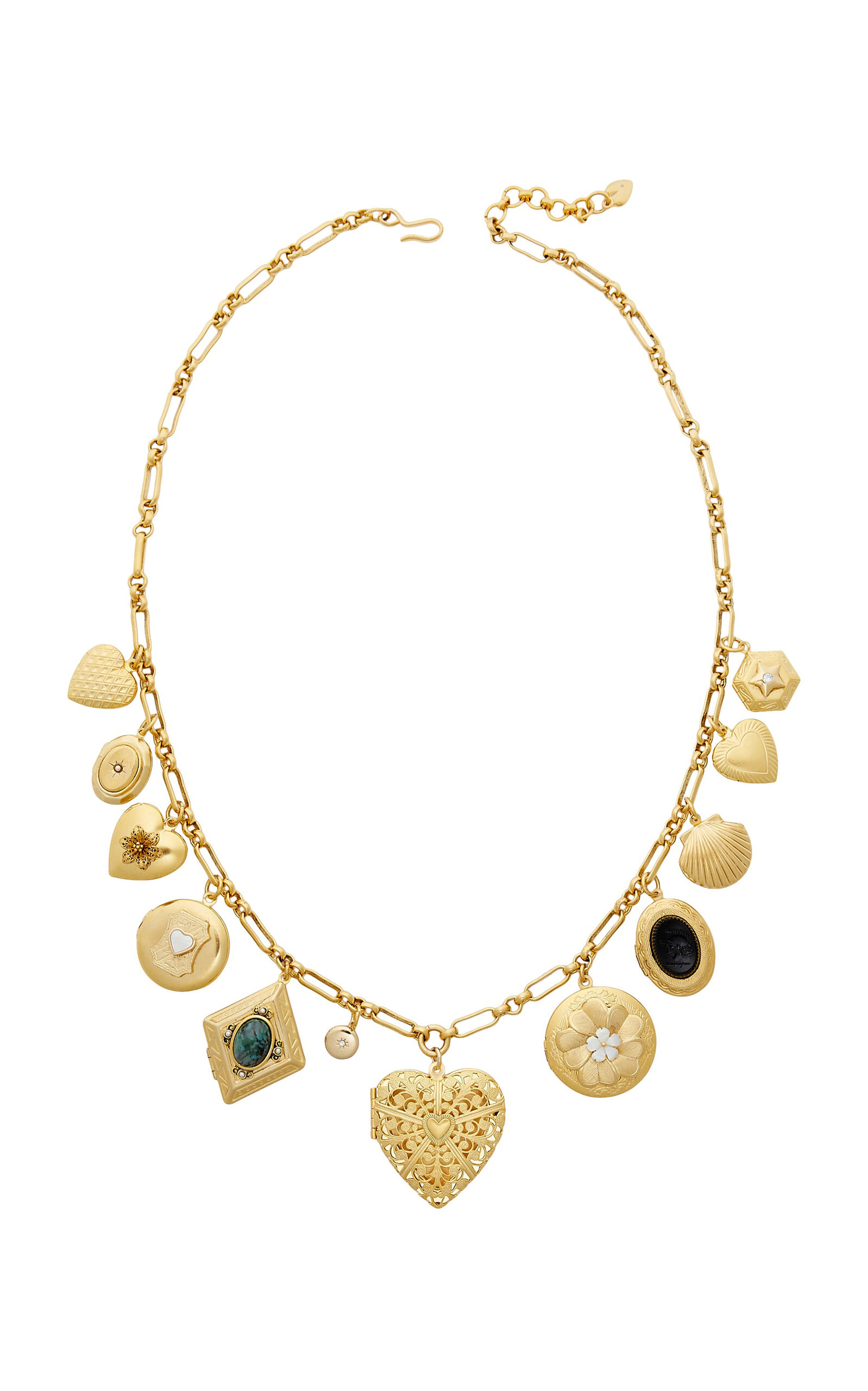 Brinker & Eliza Keepsake Necklace In Gold