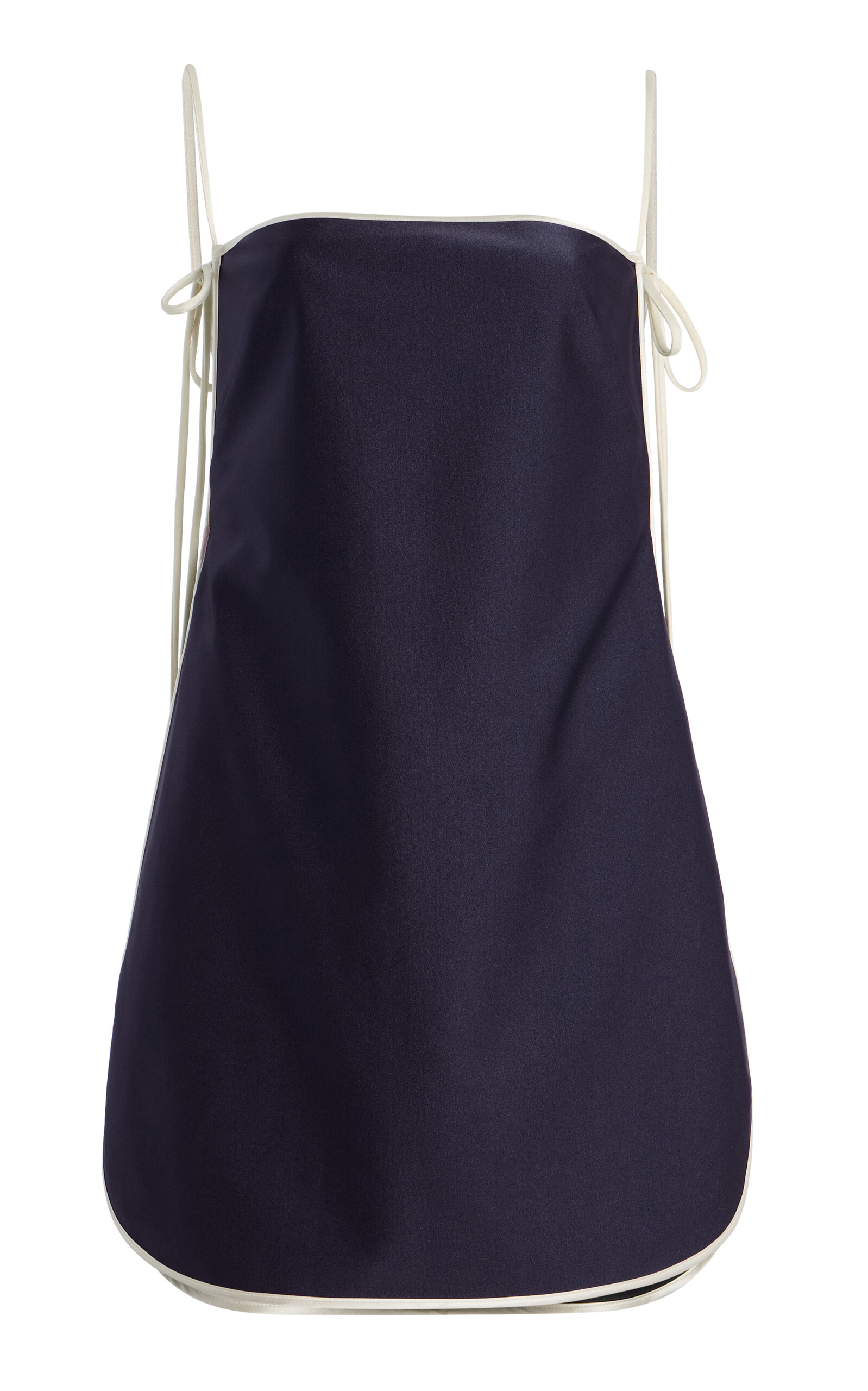 Temily Exclusive Summer Bones Stretch-Satin Mini Dress - Dark Grey