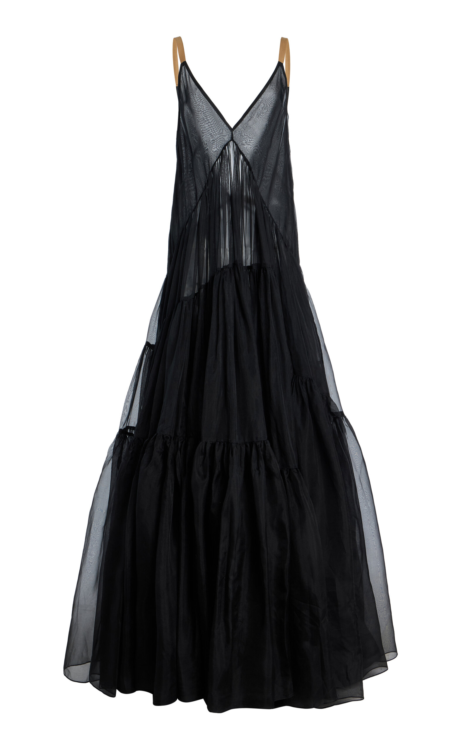 Exclusive Theatre for Dreamers Tiered Silk Gown