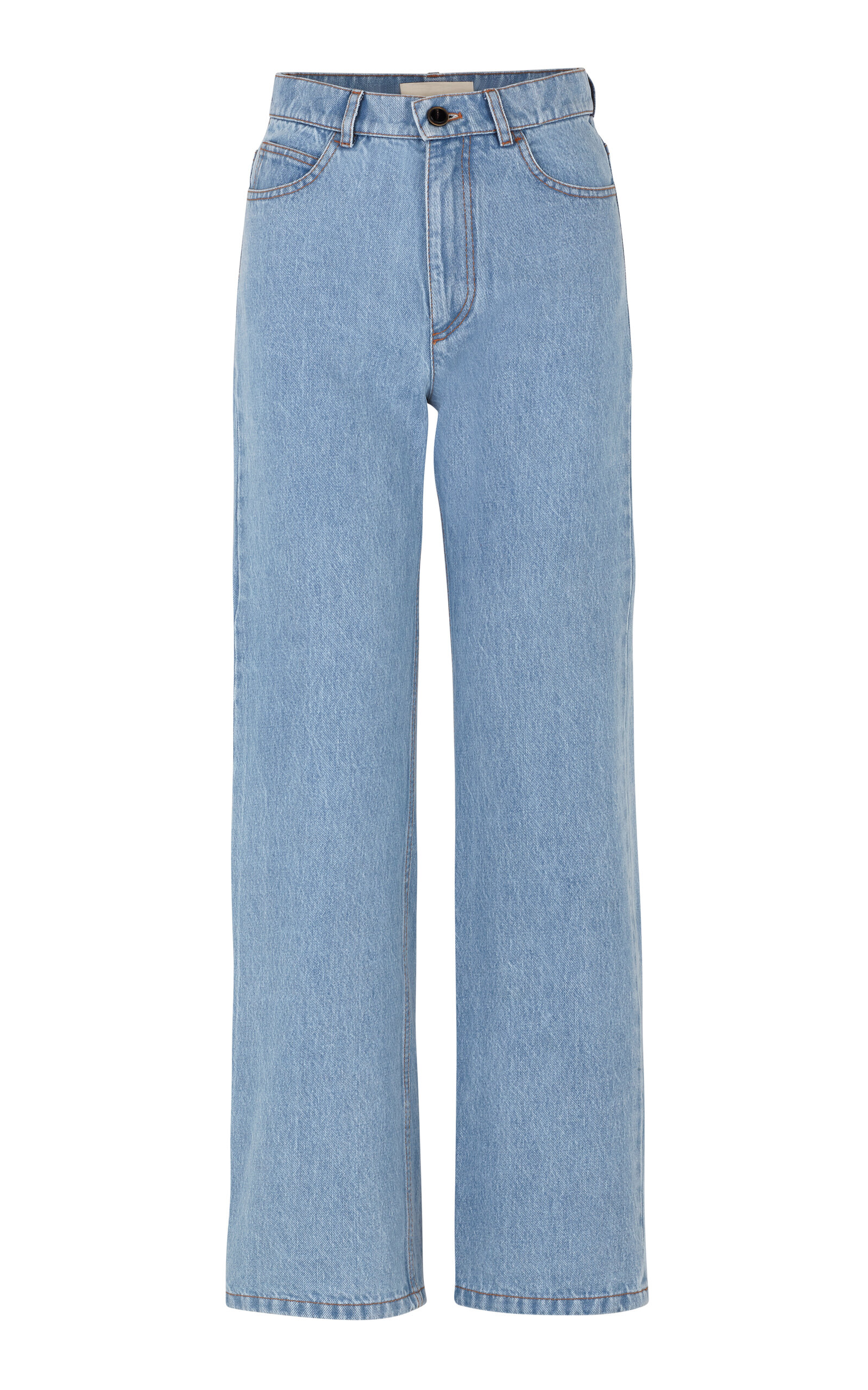 Giuliva Heritage Dana Rigid High-Rise Straight-Leg Jeans - Light Blue
