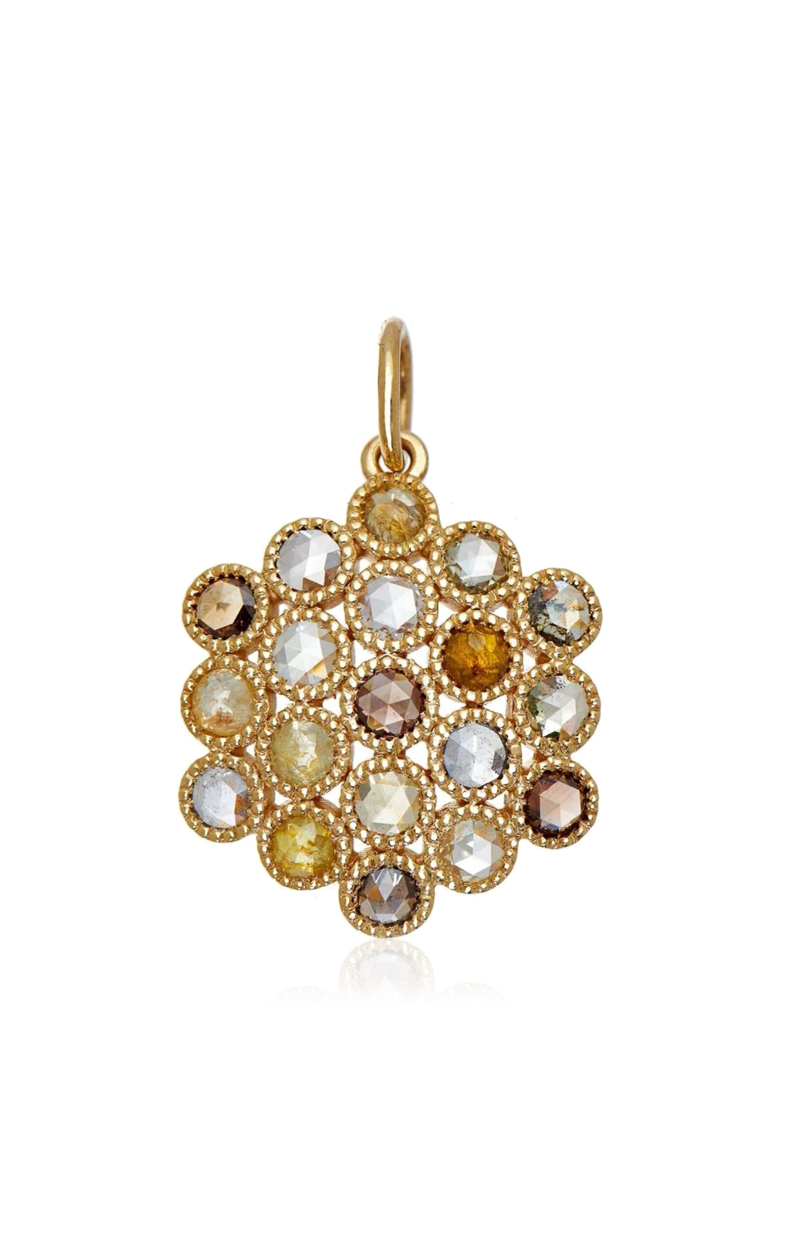 Josephine 18K Yellow Gold Diamond Pendant