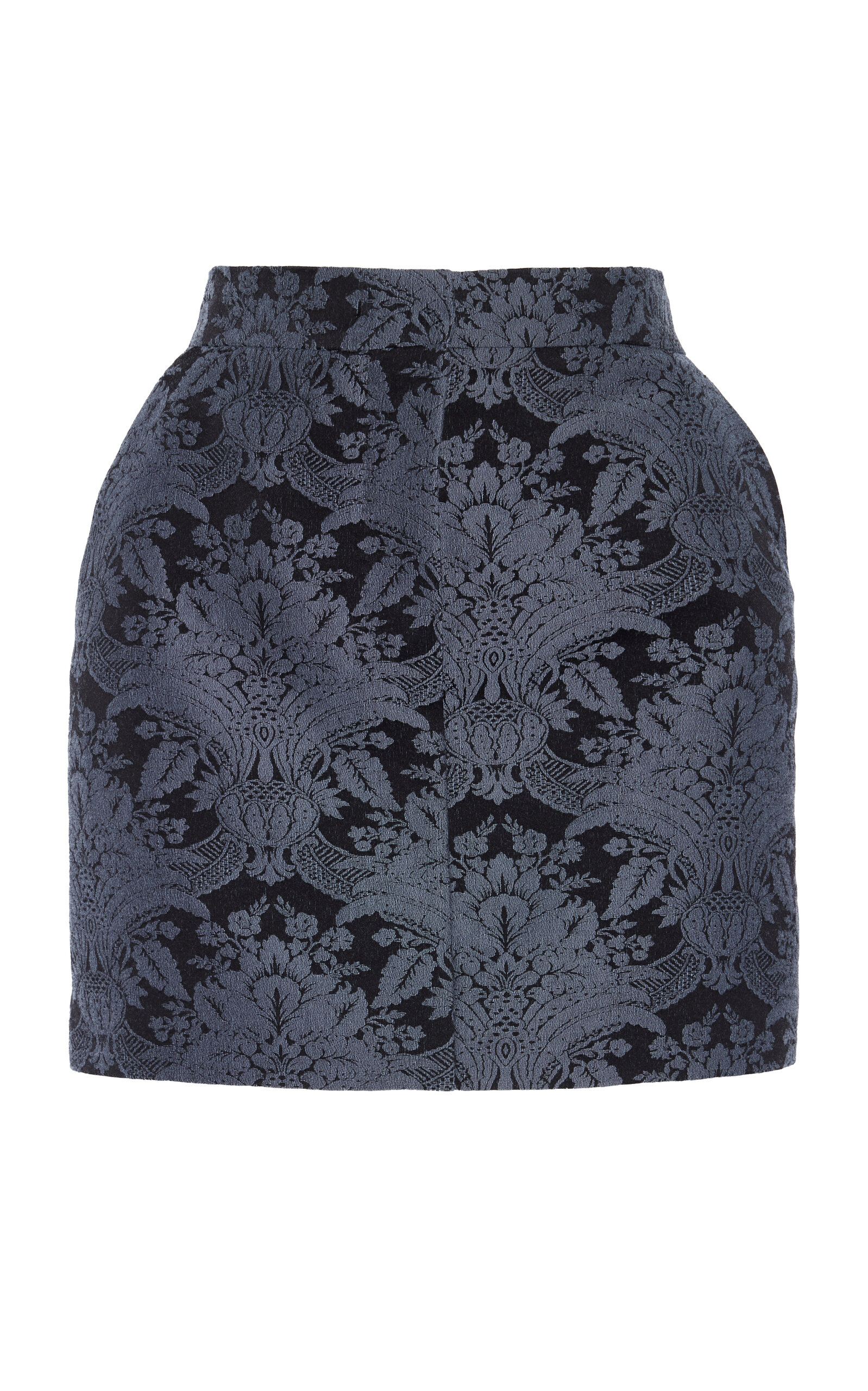 Max Mara Pomezia Wool-Blend Skirt - Light Blue