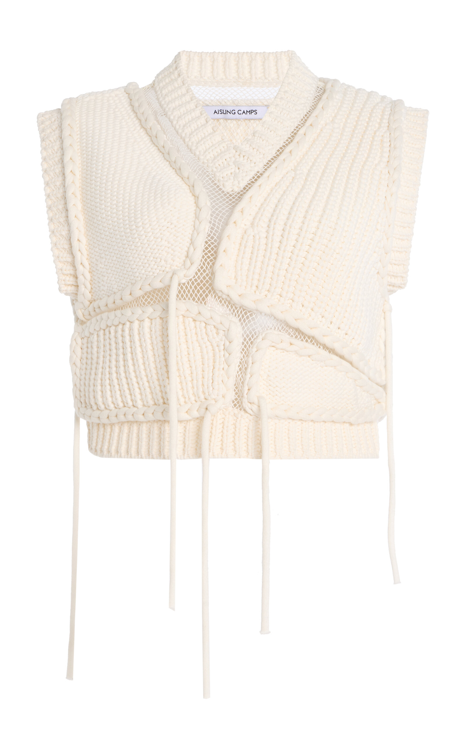 Aisling Camps Tortoise Cotton-Blend Vest