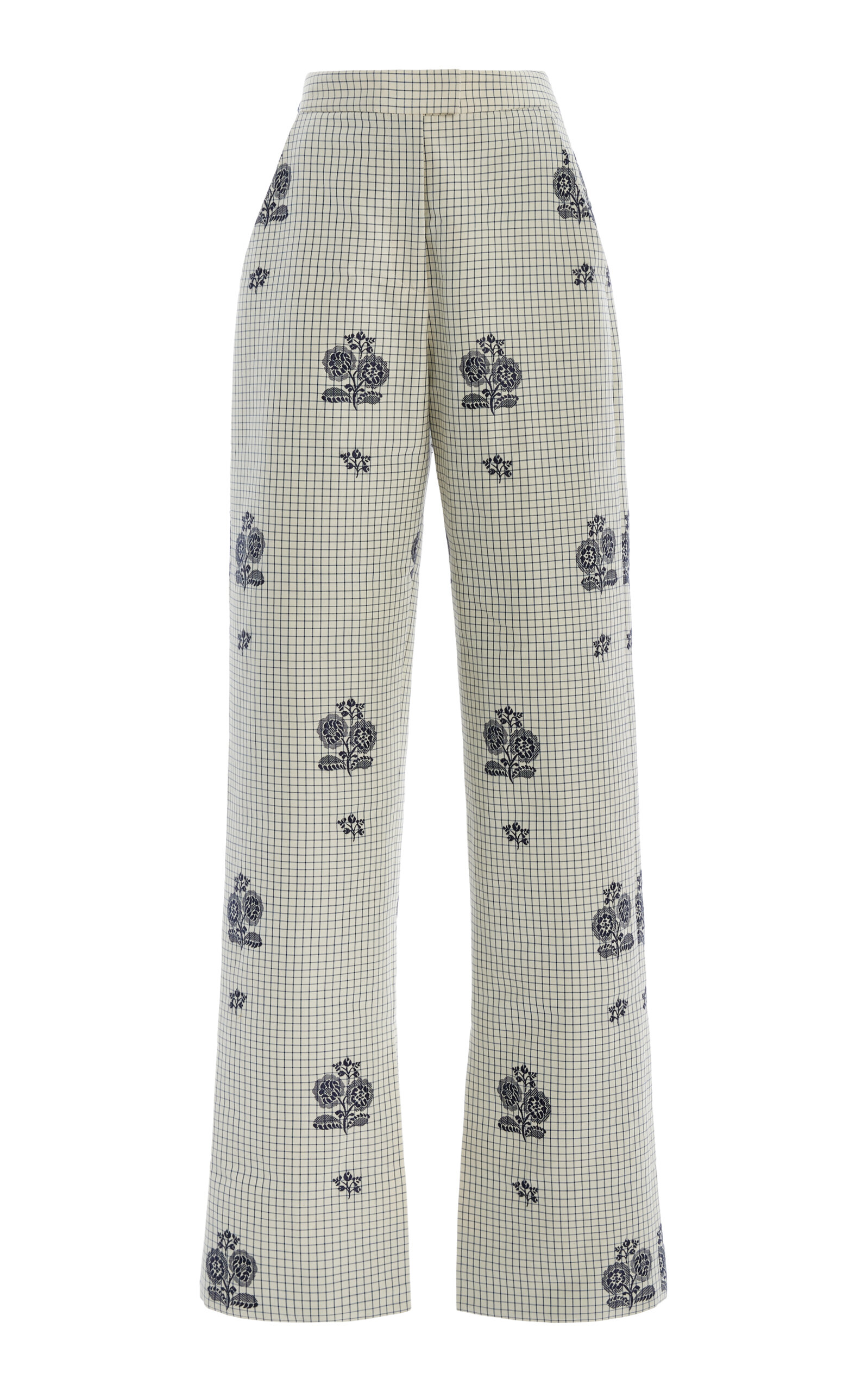 One/Of Offil Floral Woven Straight-Leg Pants