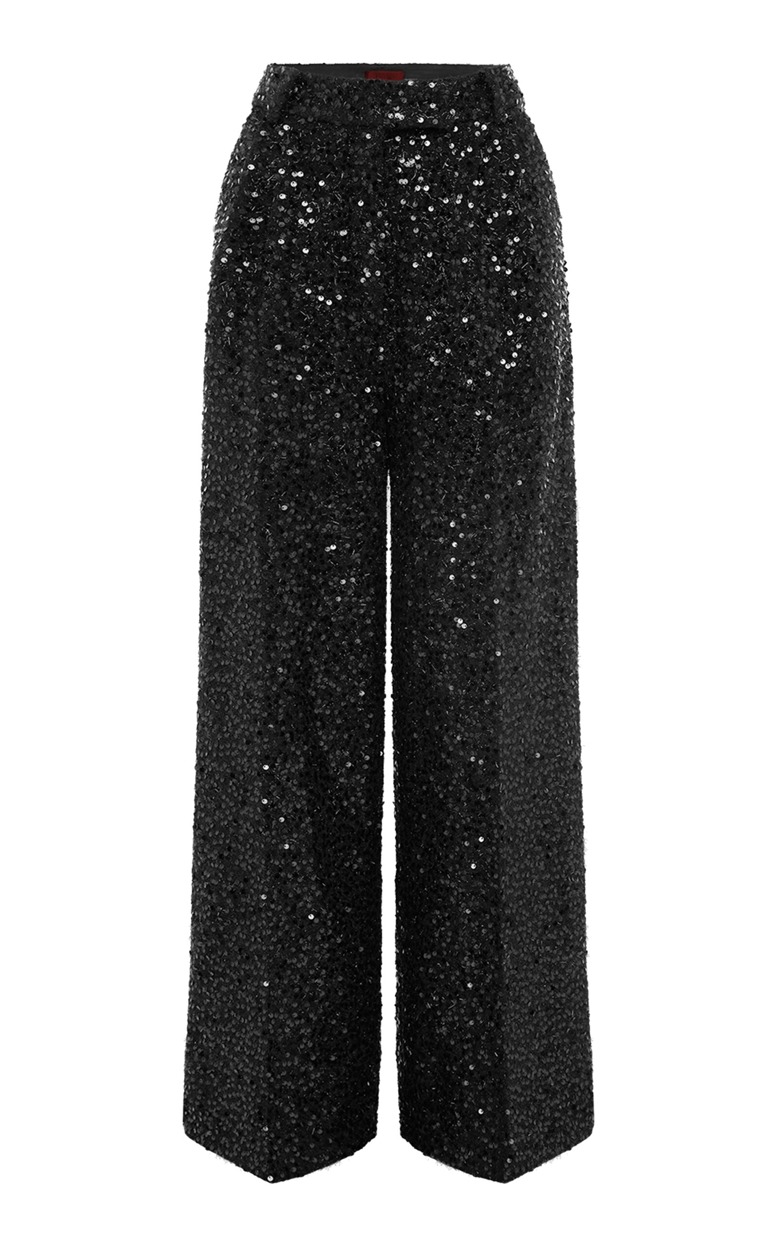 Leo Lin Exclusive Greta Sequined Straight-Leg Pants - Black