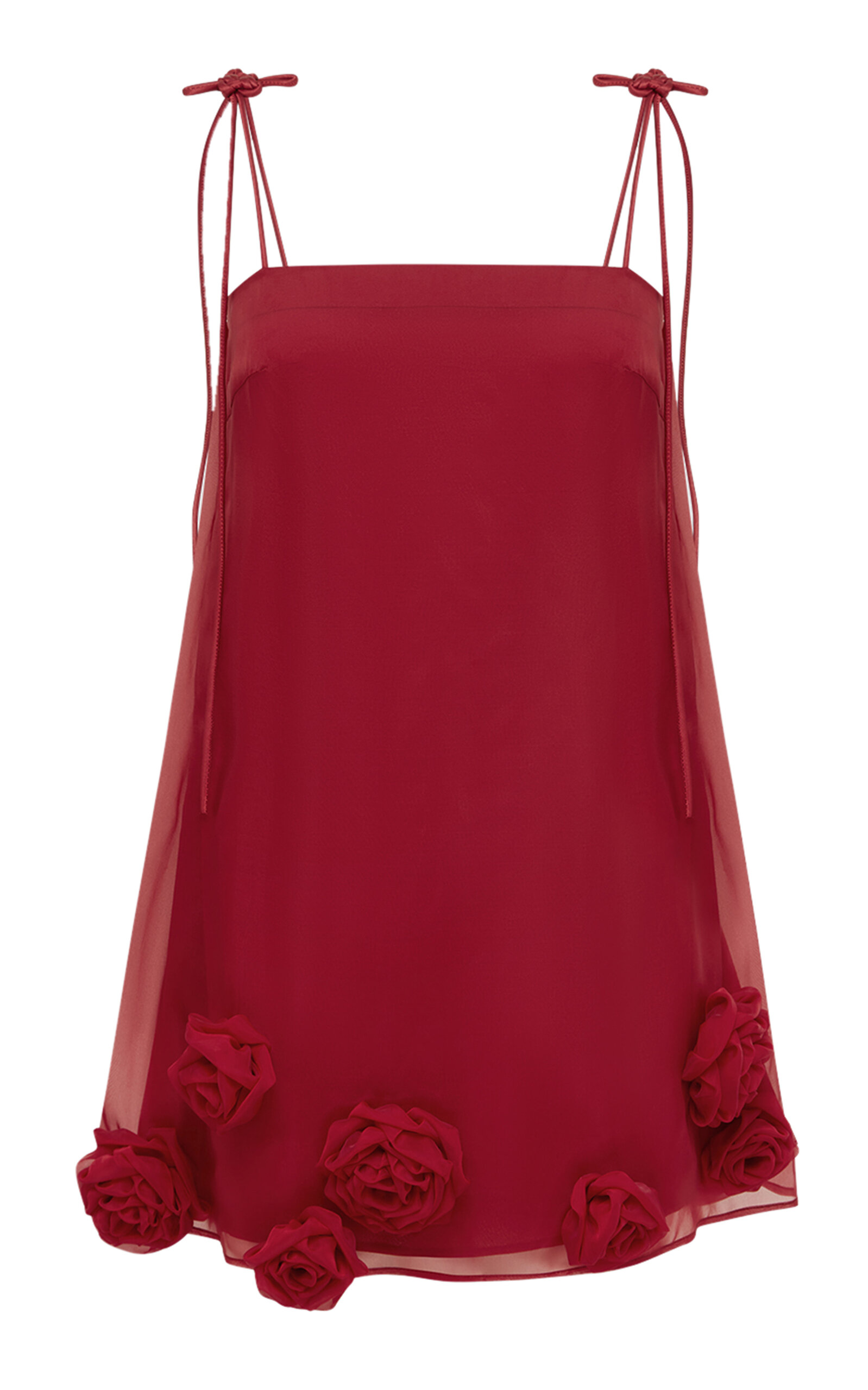 Exclusive Xuan Rosette-Detailed Silk Top