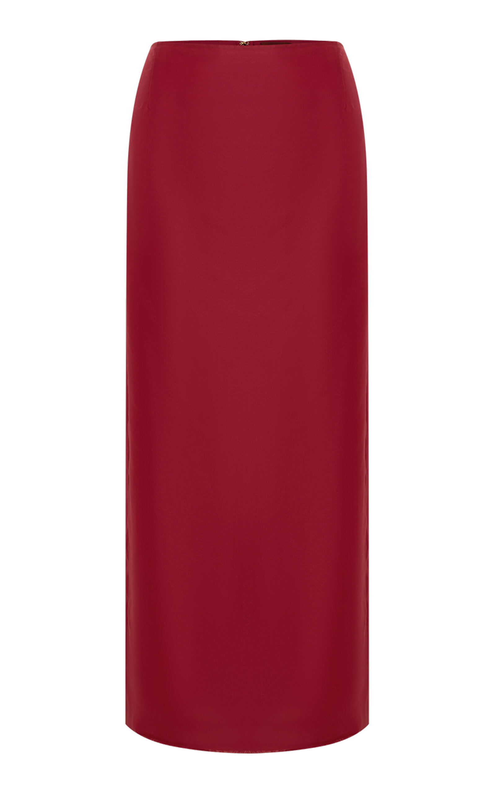 Leo Lin Jing Silk Maxi Skirt In Red