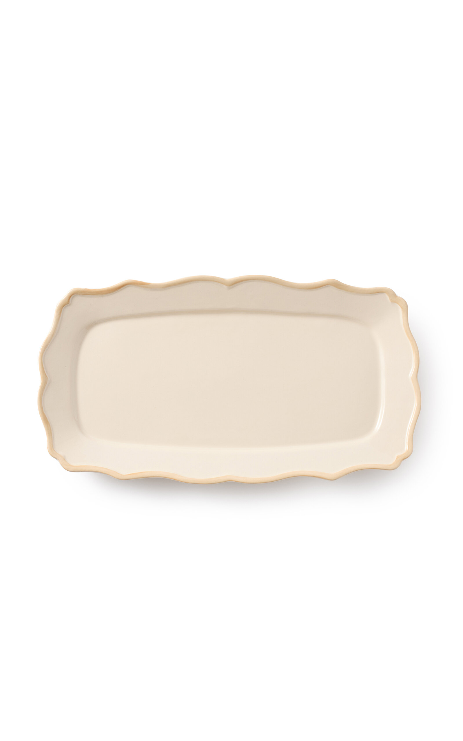 Maison Madison Colette Ceramic Tray - Off-White