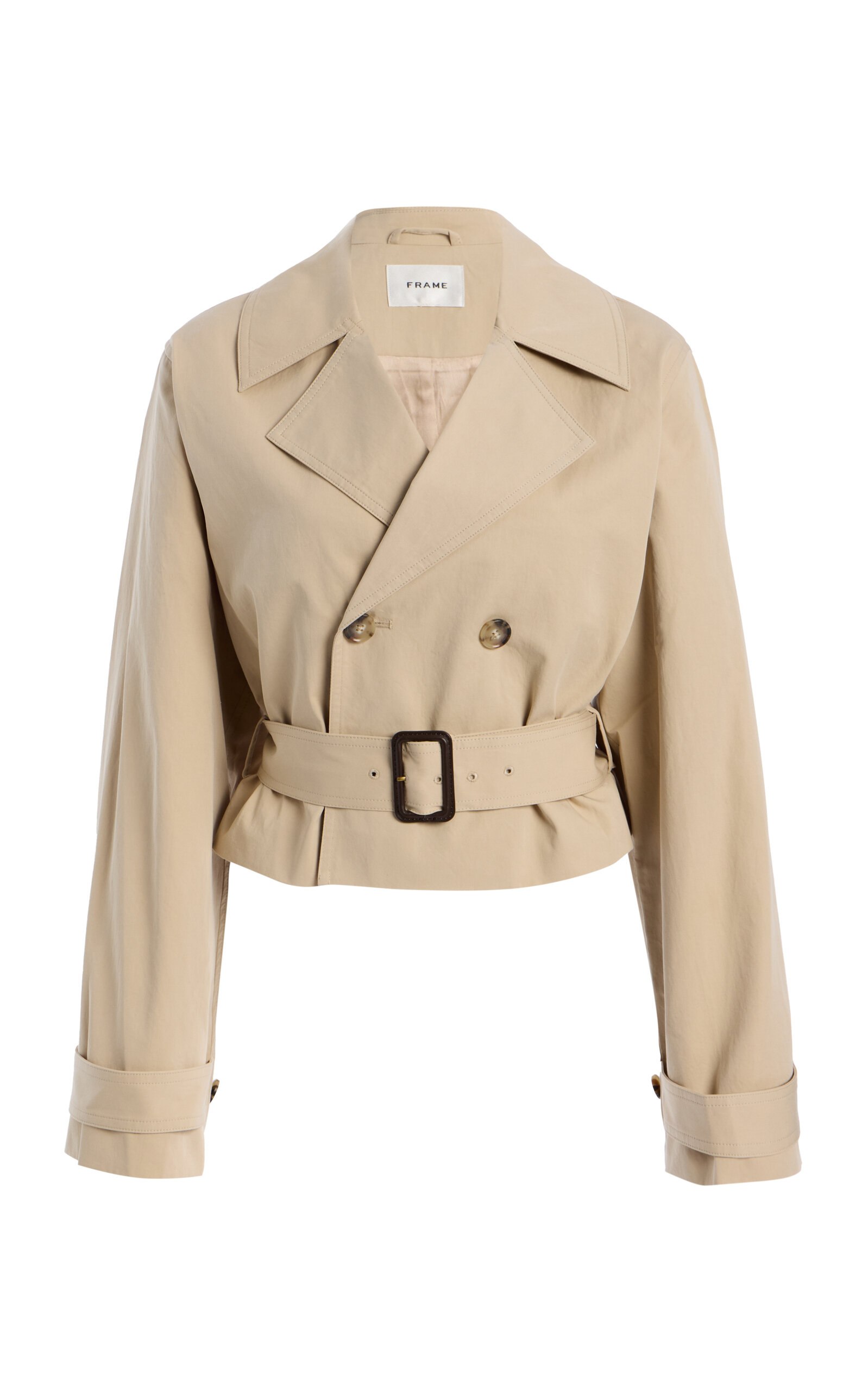 FRAME The Uniform Cotton Trench Jacket