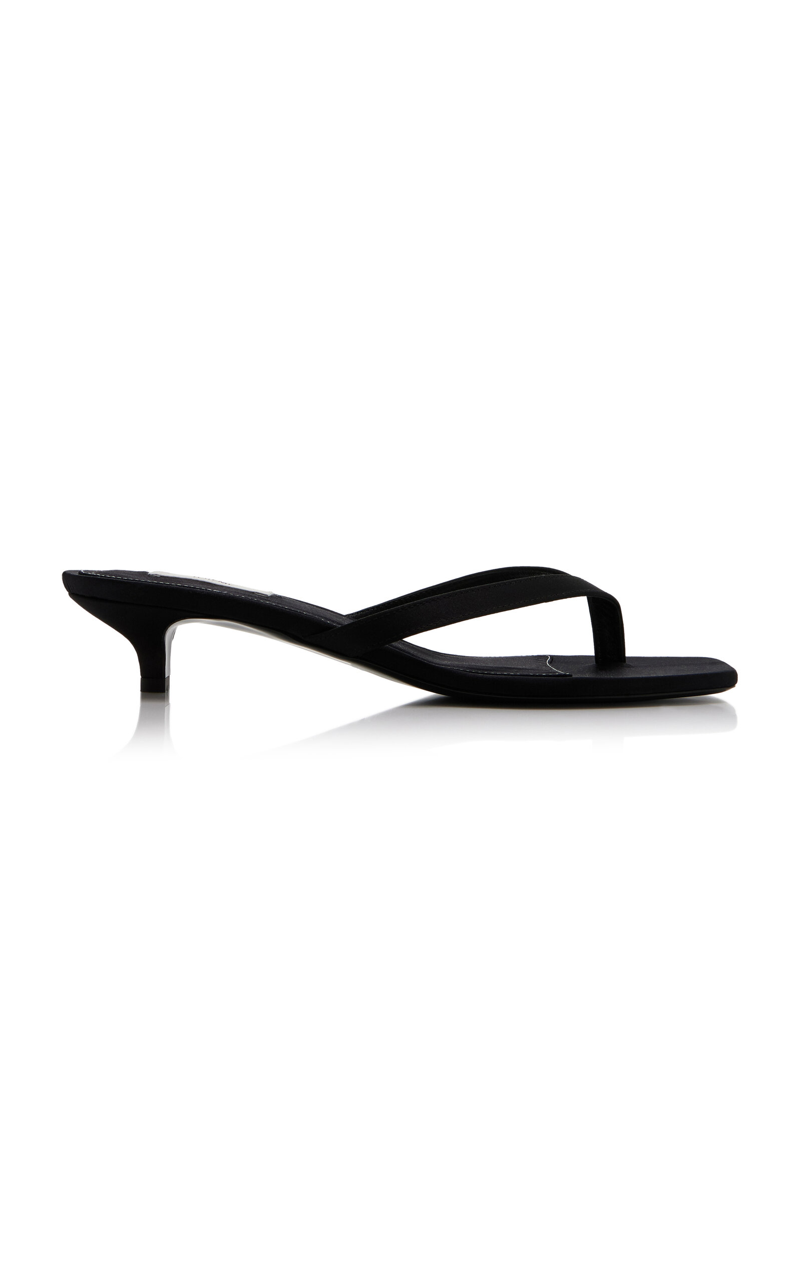 Totême Satin Flip Flop Sandals