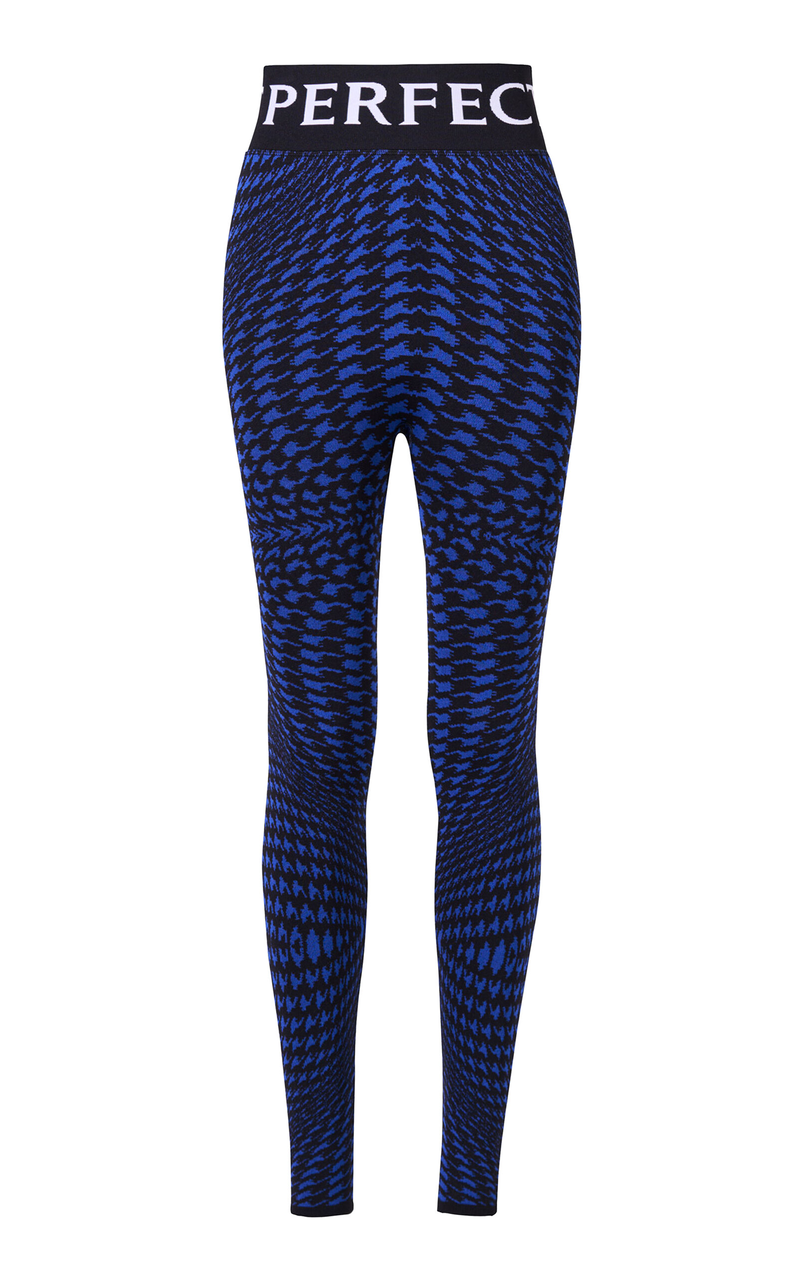 Perfect Moment Twisted Houndstooth Jacquard Legging In Print