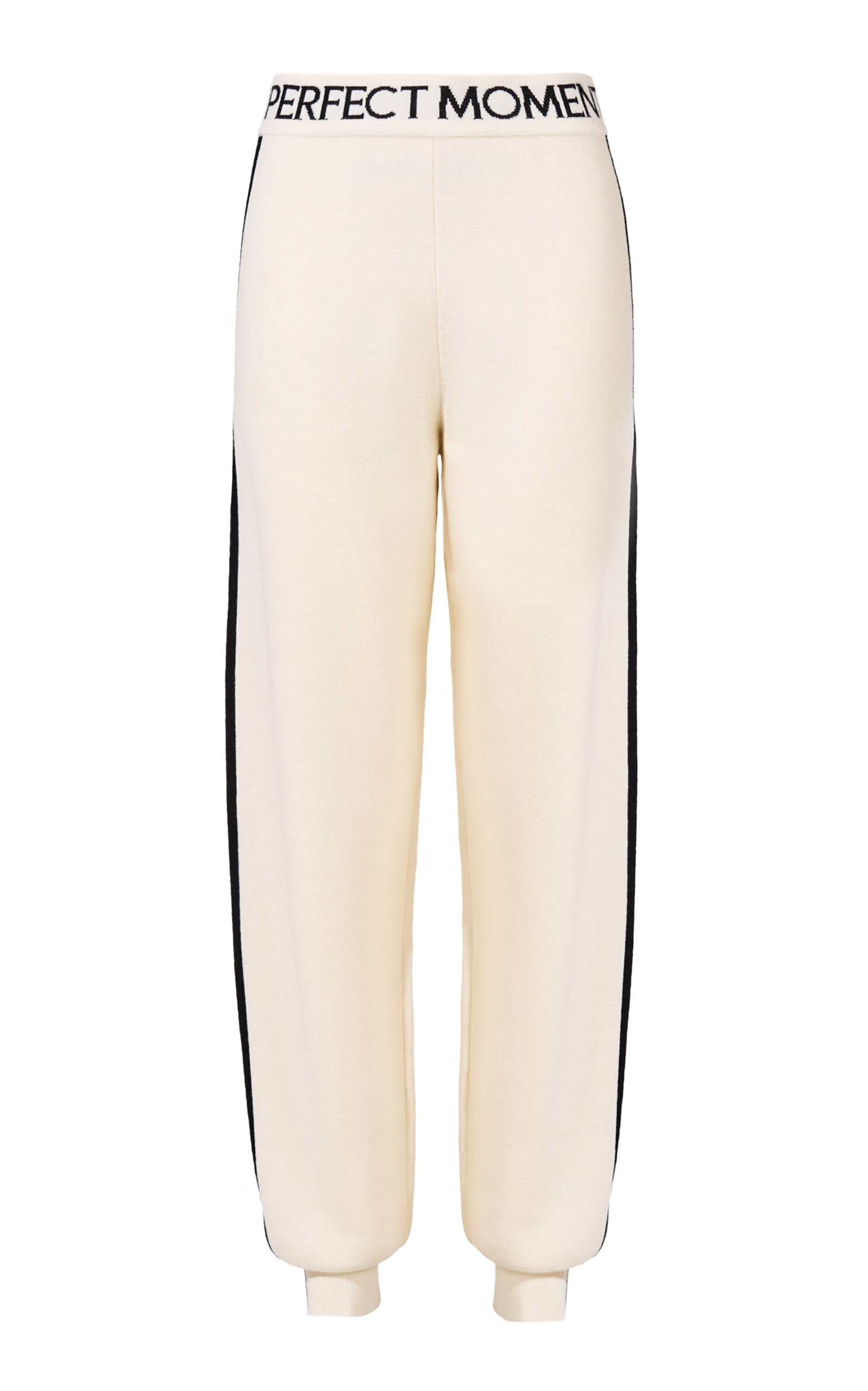 Perfect Moment La Tour Merino Wool Jogger Pant In White