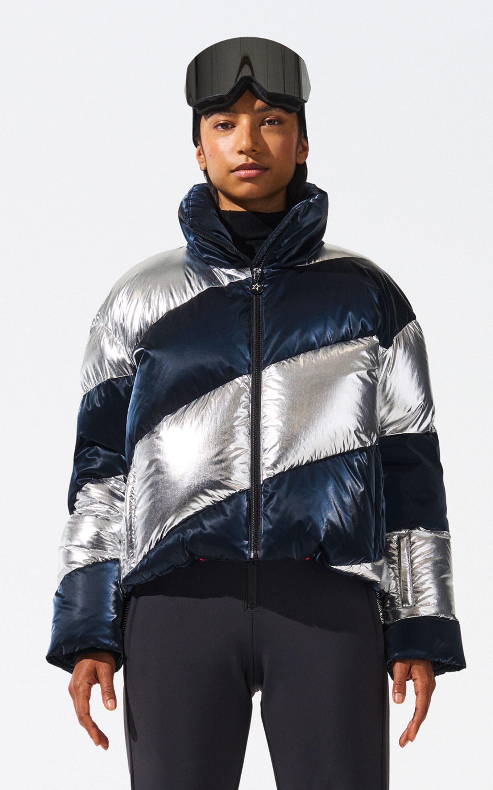 Perfect Moment Super Mojo Down Jacket In Navy