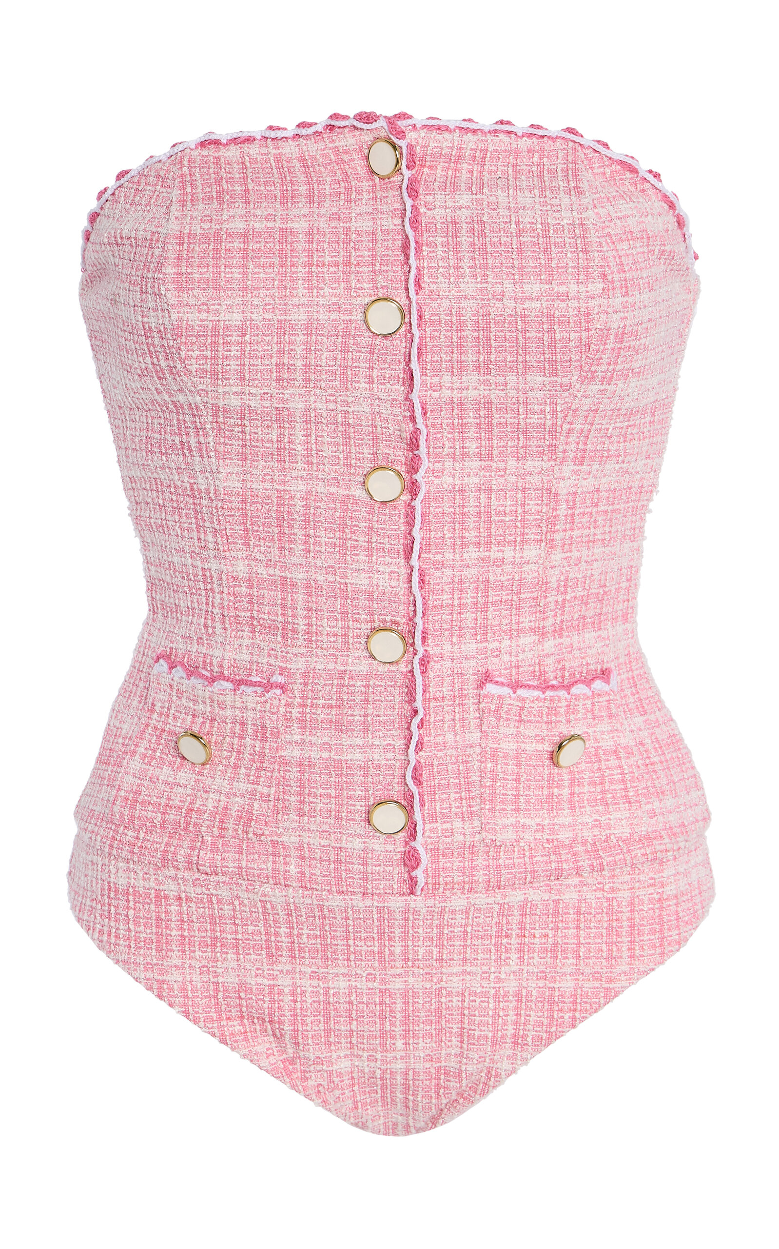 SIMKHAI Natalie Strapless One-Piece Swimsuit