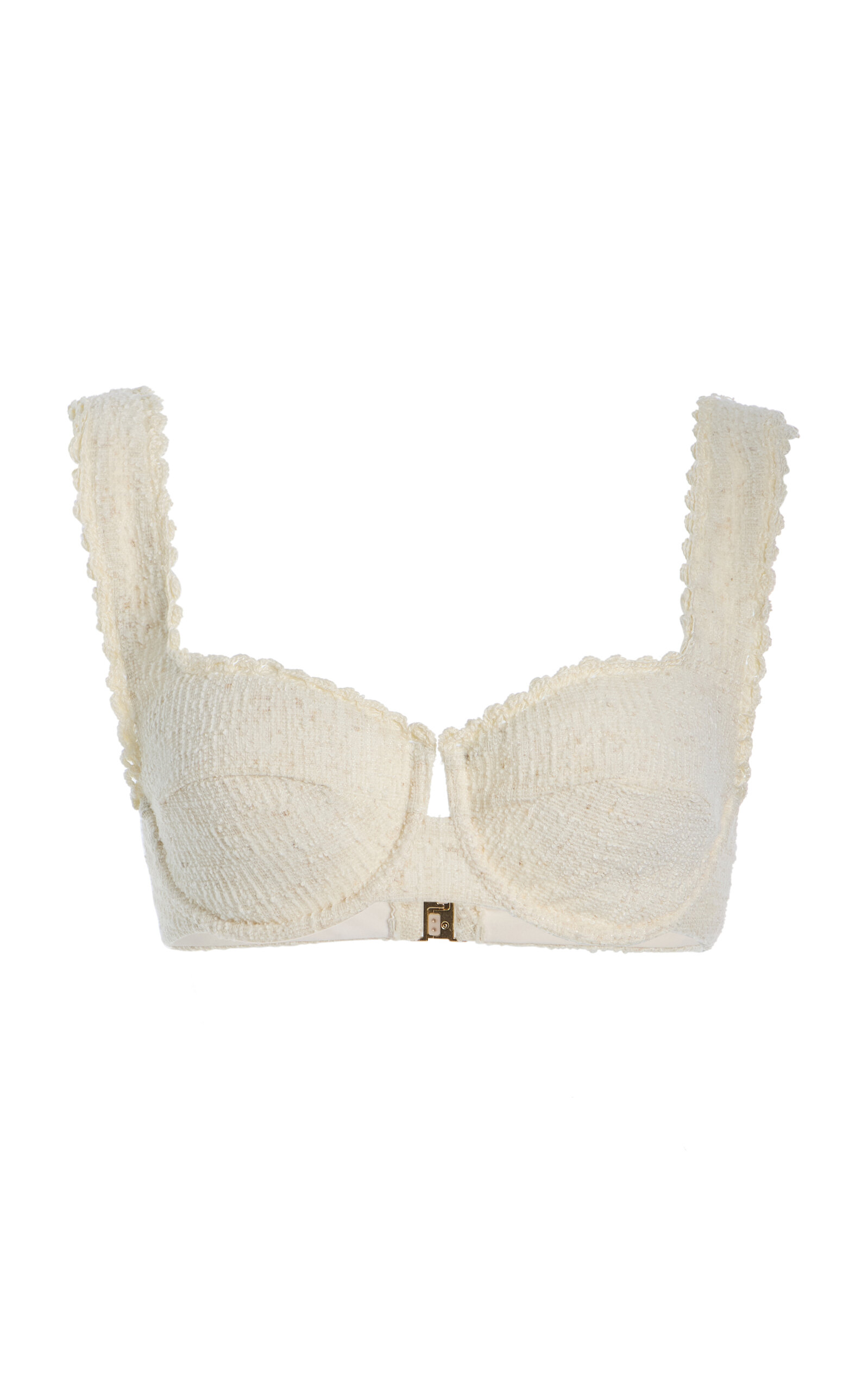 SIMKHAI Klara Balconette Bikini Top - Ivory