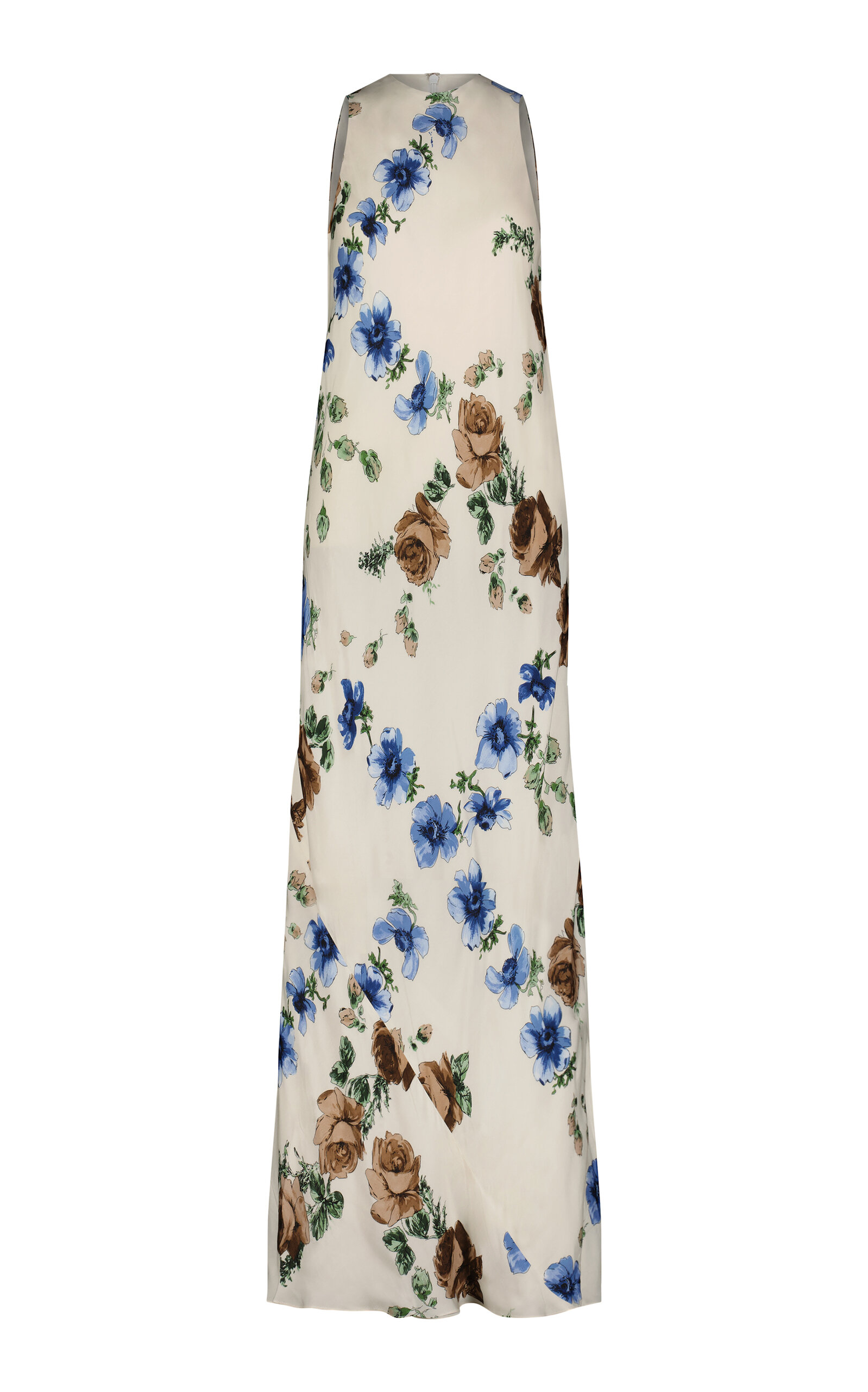 Francie Floral-Print Crepe Dress