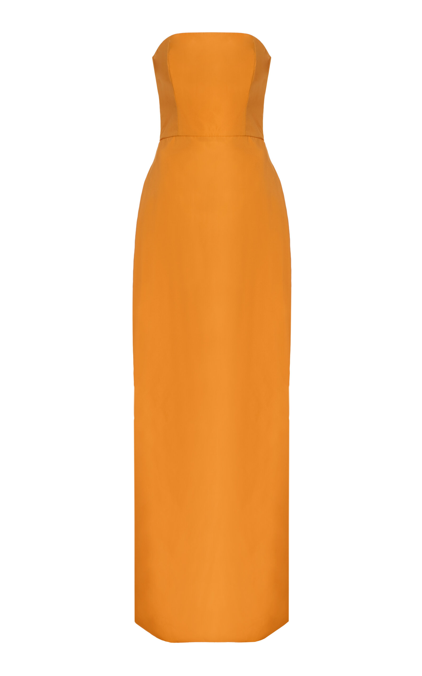 Lela Rose Taffeta Strapless Gown