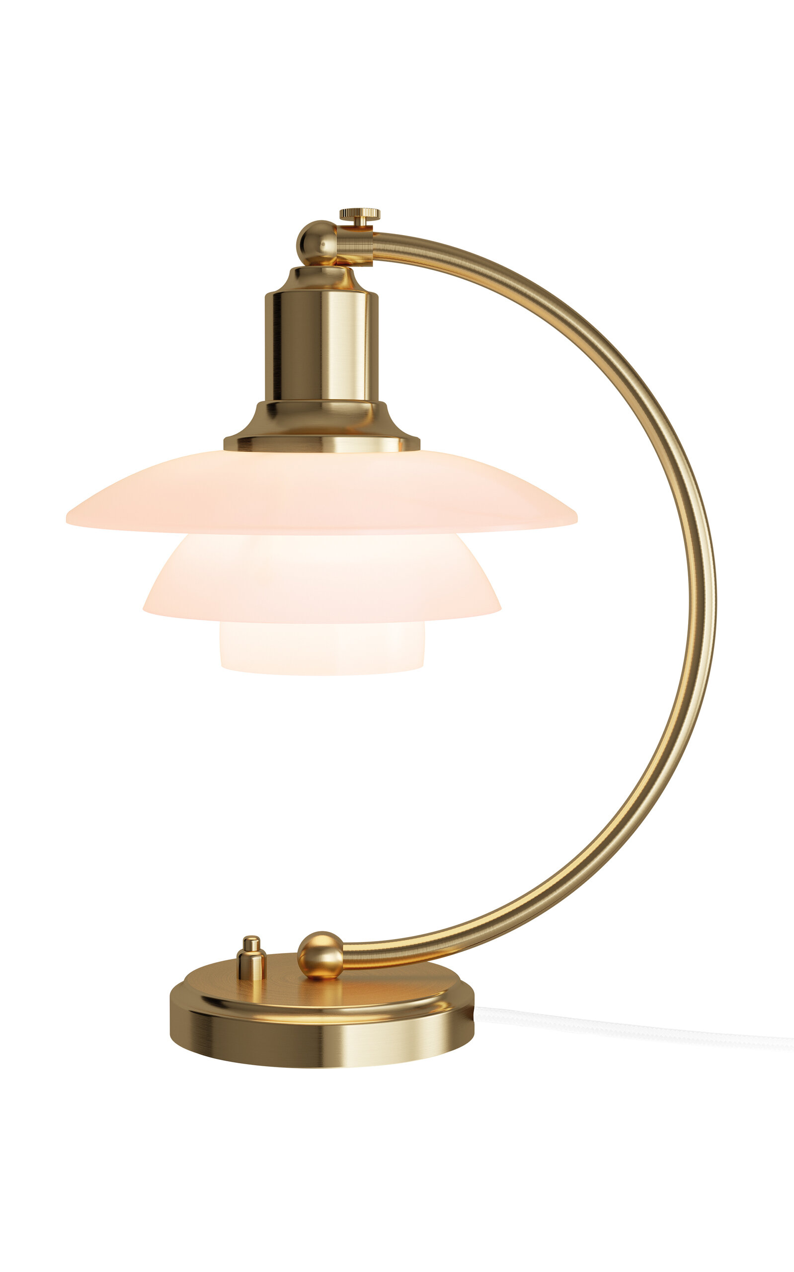 Louis Poulsen Ph 2/2 Luna Table Lamp In Pink