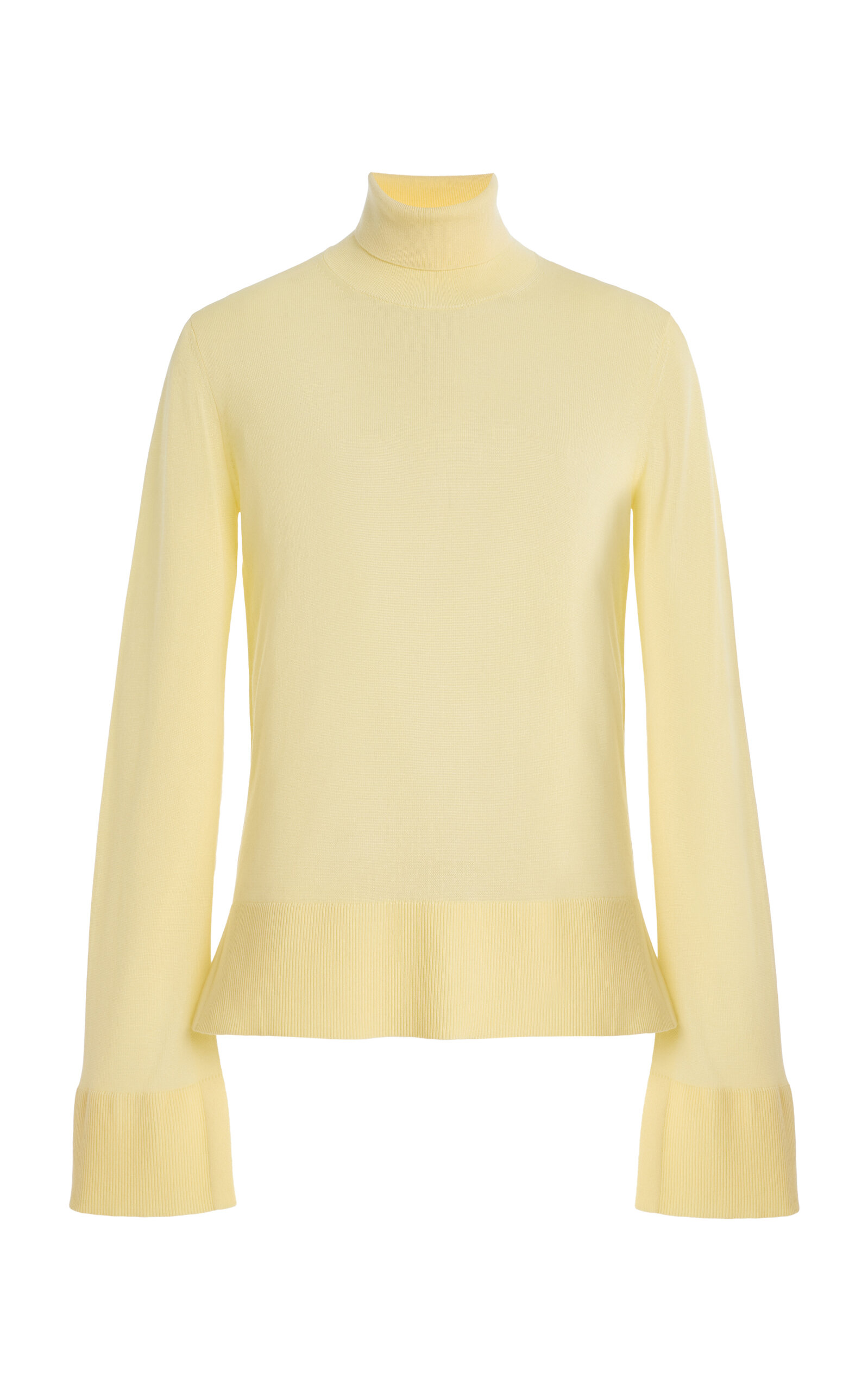 Totême Stretch-cashmere Turtleneck Top In Multi
