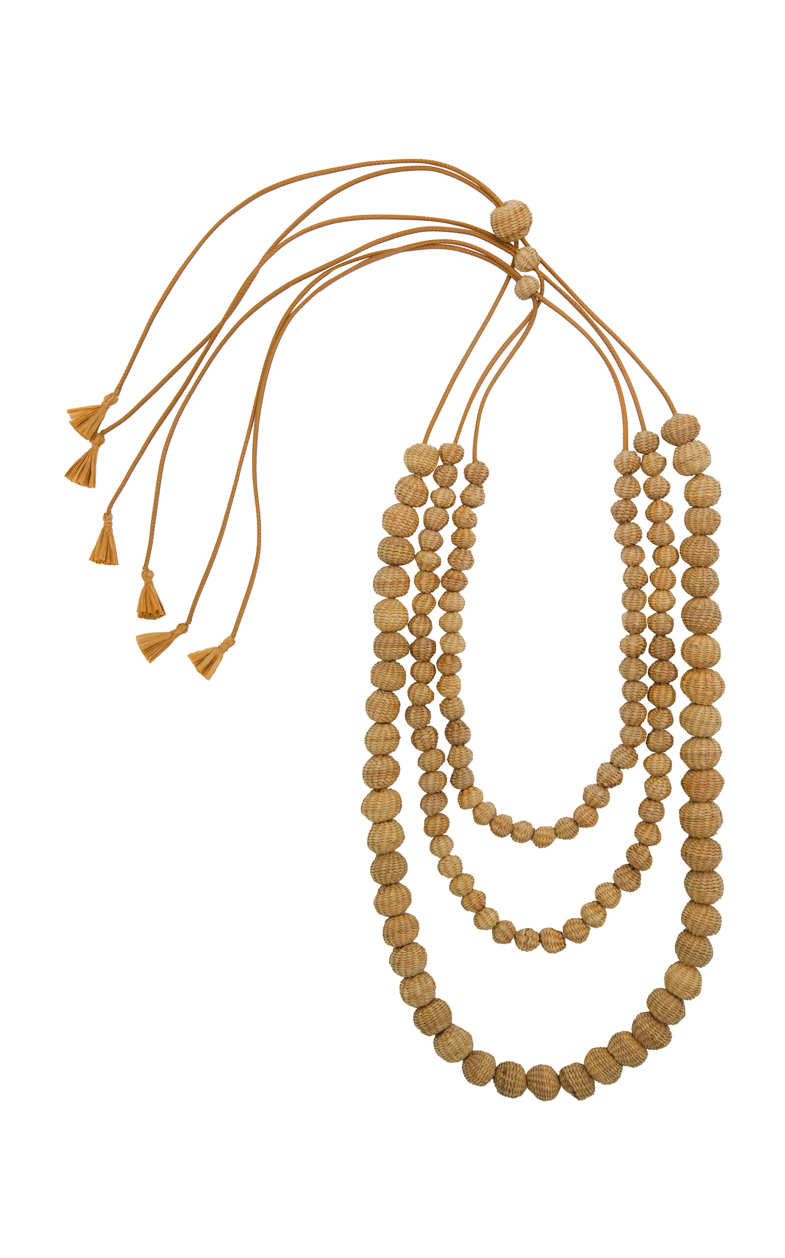 Johanna Ortiz Soul’s Purification Tiered Beaded Necklace - Brown - OS - Moda Operandi